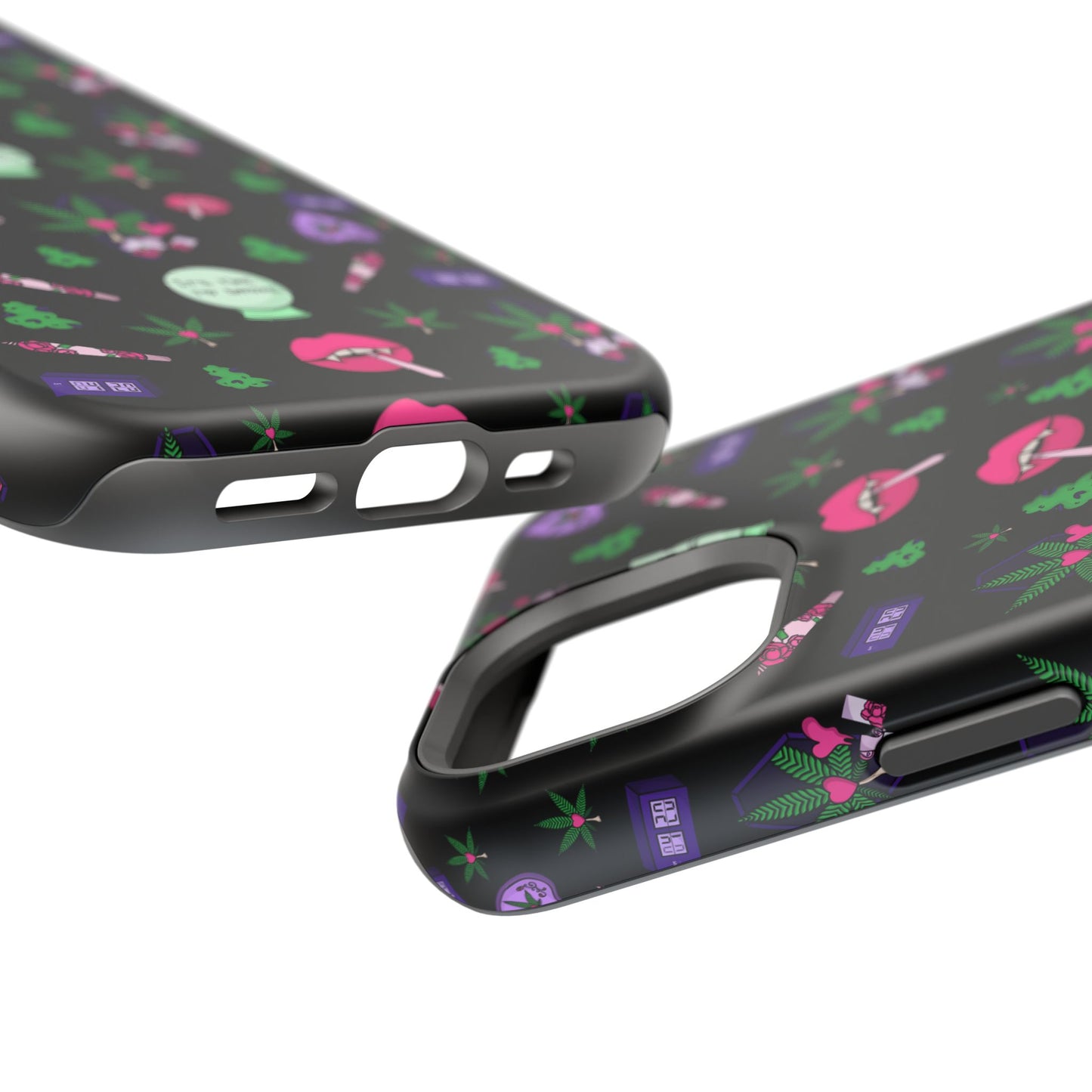 Spooky Stoner Babe Impact-Resistant Phone Case