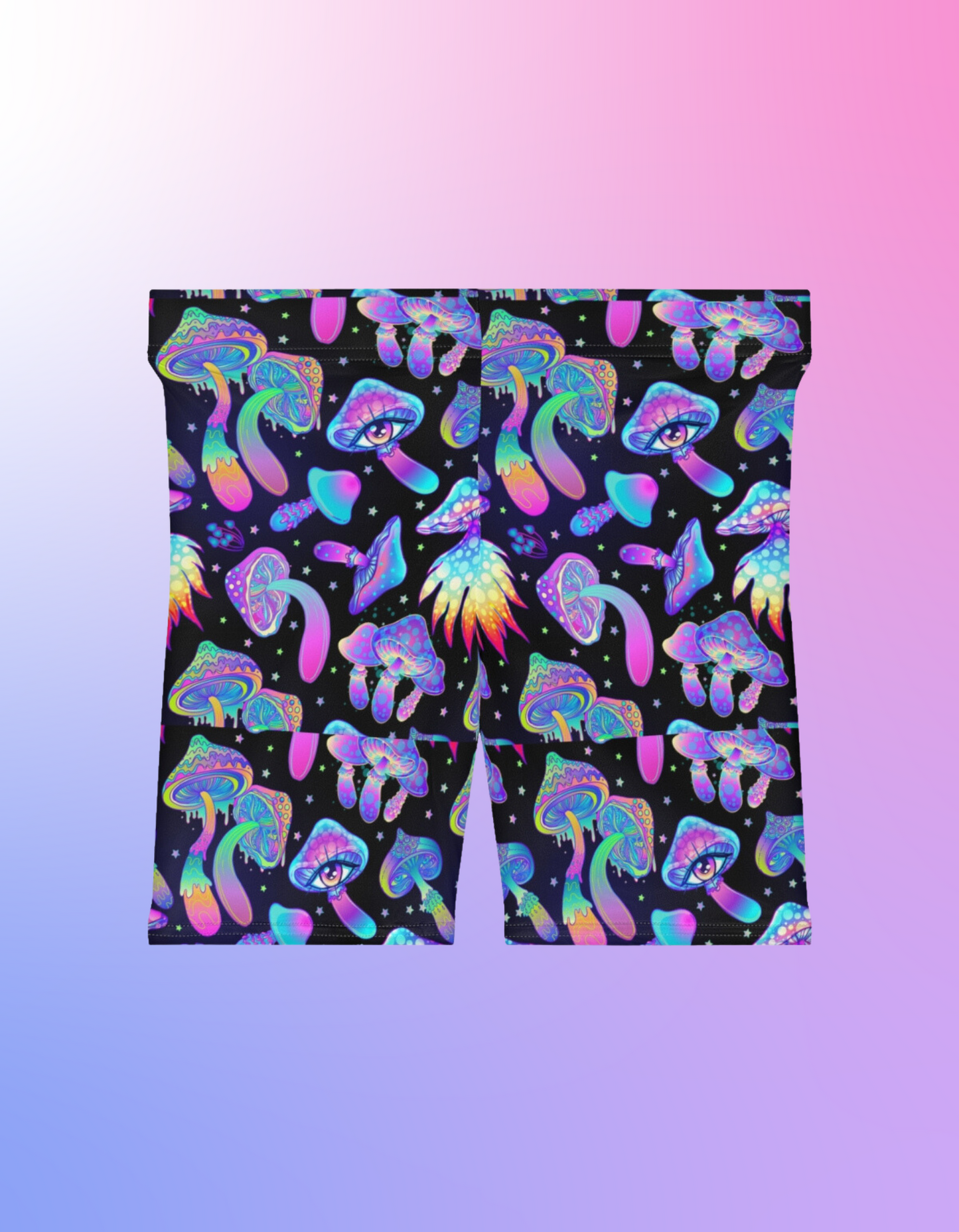 Magic Mushroom Biker Shorts