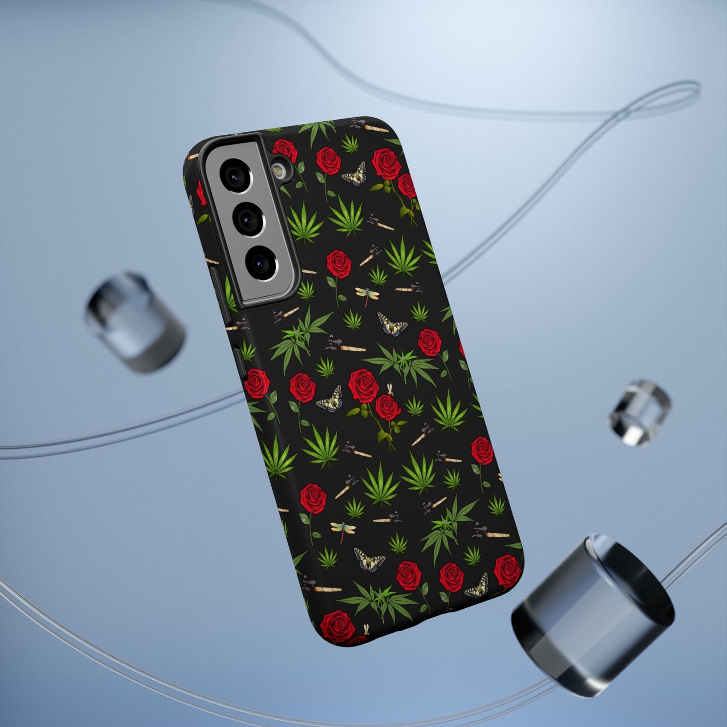 Phone Cases - Blunts & Roses Smokers Delight Impact-Resistant Cases