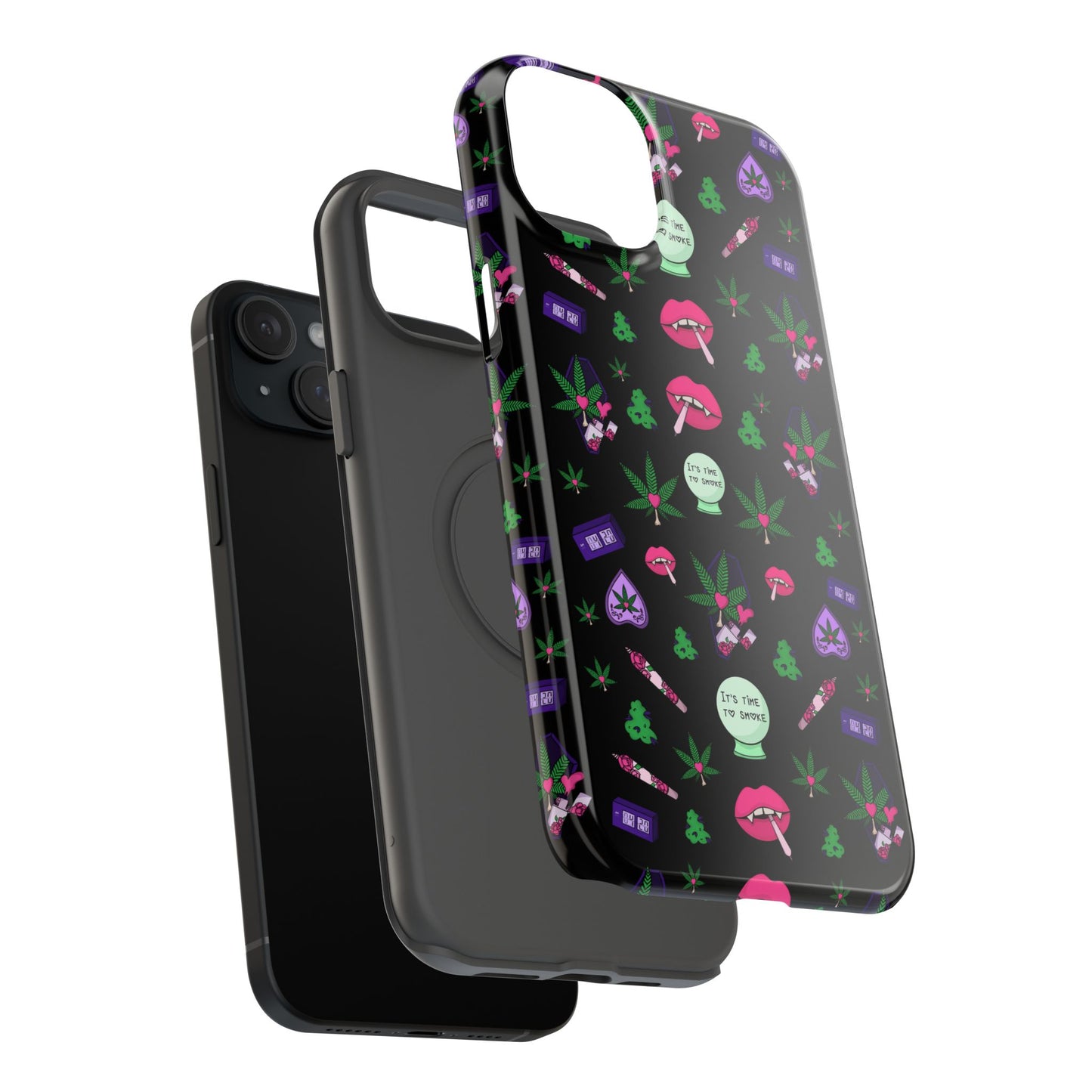 Spooky Stoner Babe Impact-Resistant Phone Case