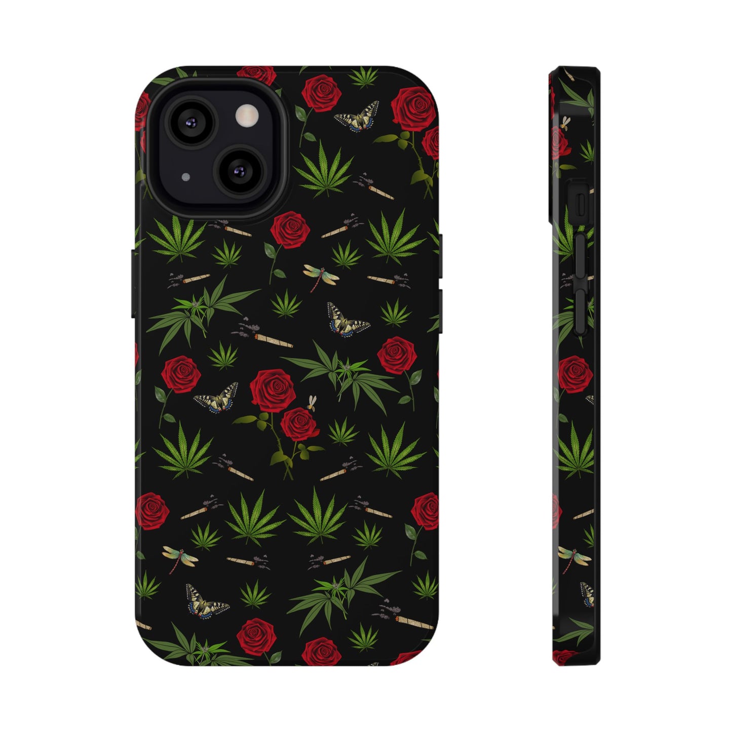 Phone Cases - Blunts & Roses Smokers Delight Impact-Resistant Cases