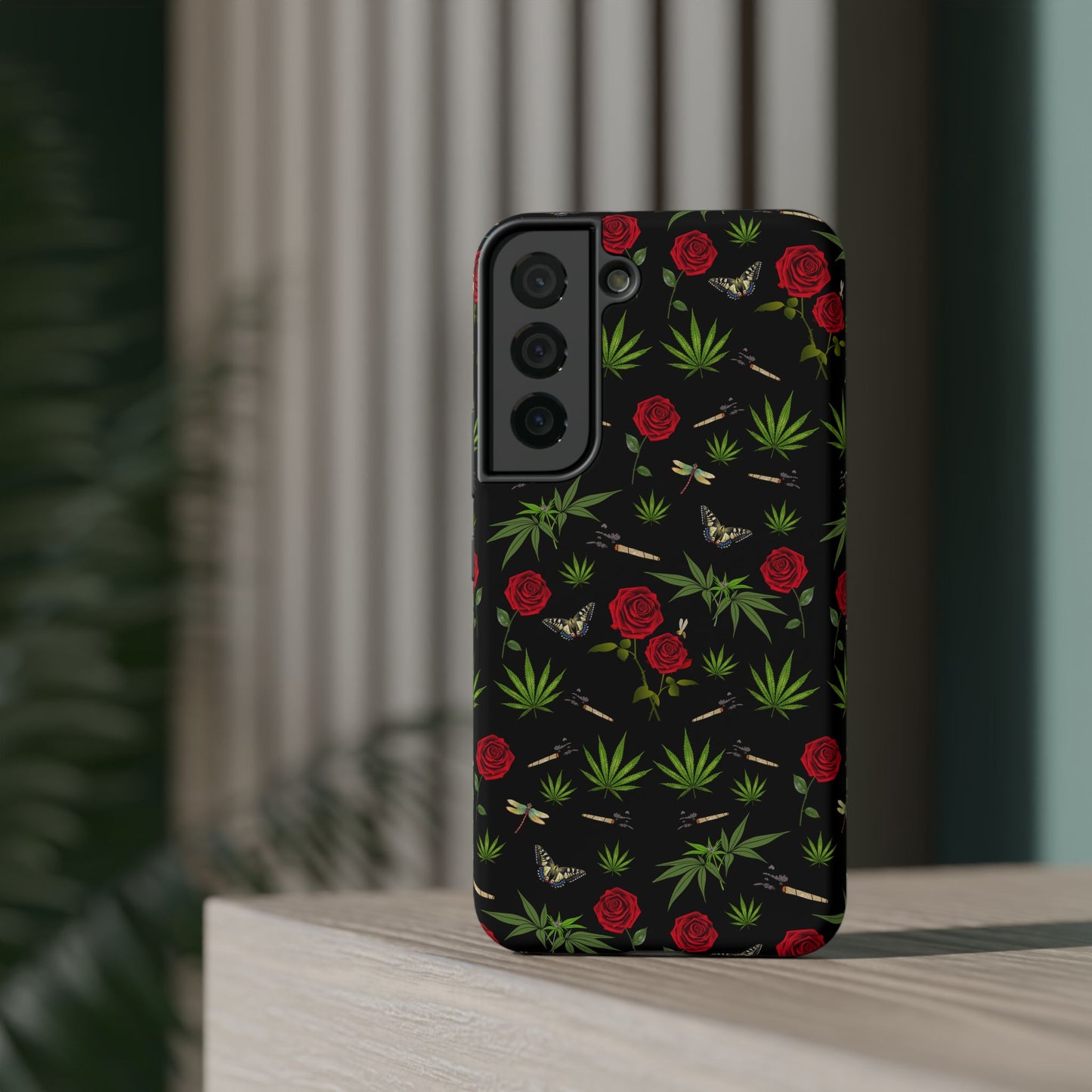 Phone Cases - Blunts & Roses Smokers Delight Impact-Resistant Cases