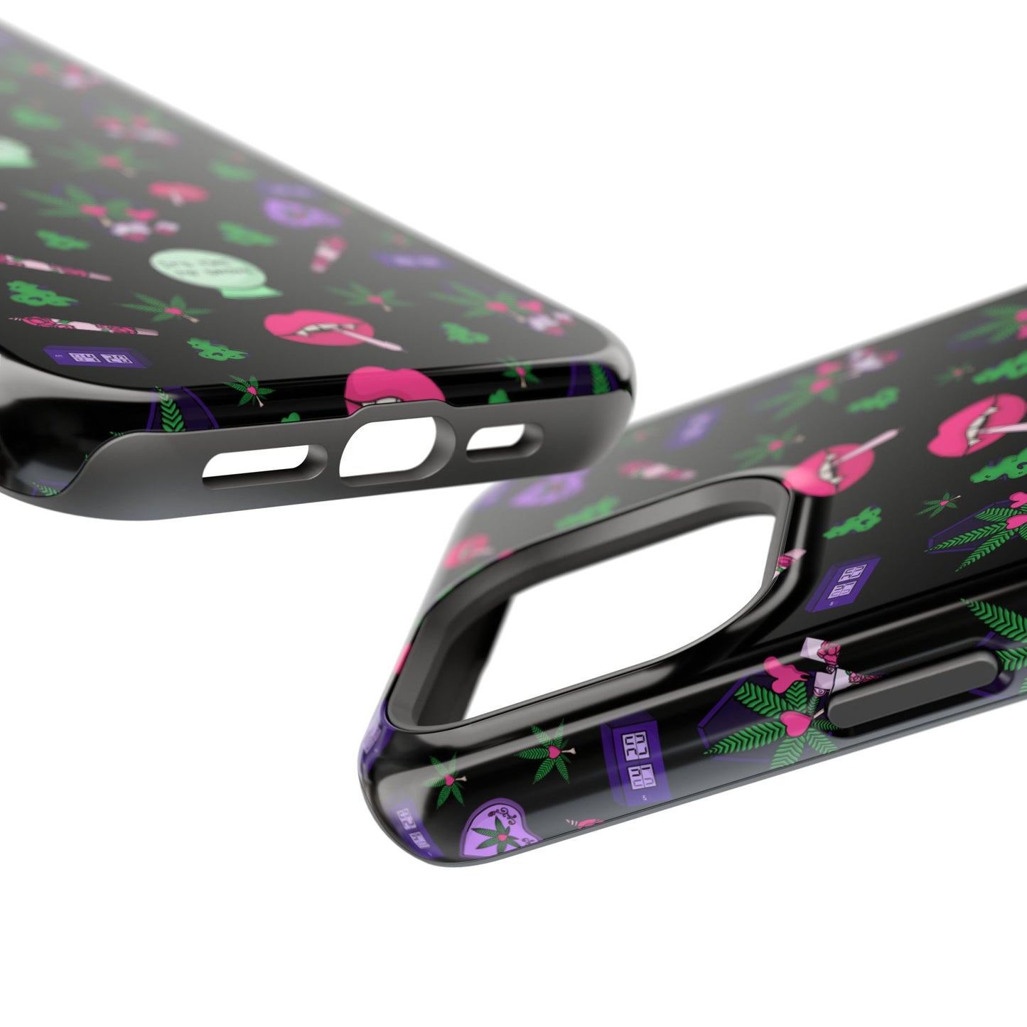 Spooky Stoner Babe Impact-Resistant Phone Case
