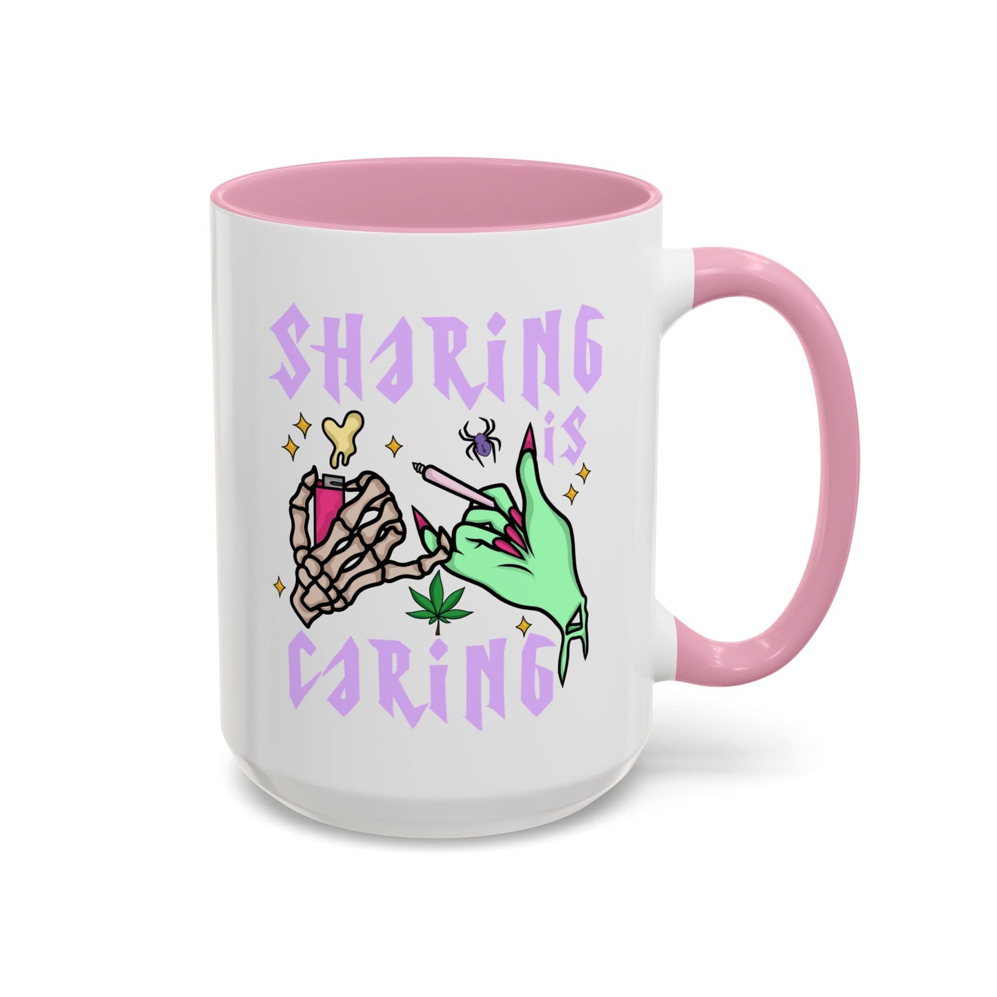 Sharing Is Caring Colorful Mugs (11oz, 15oz)