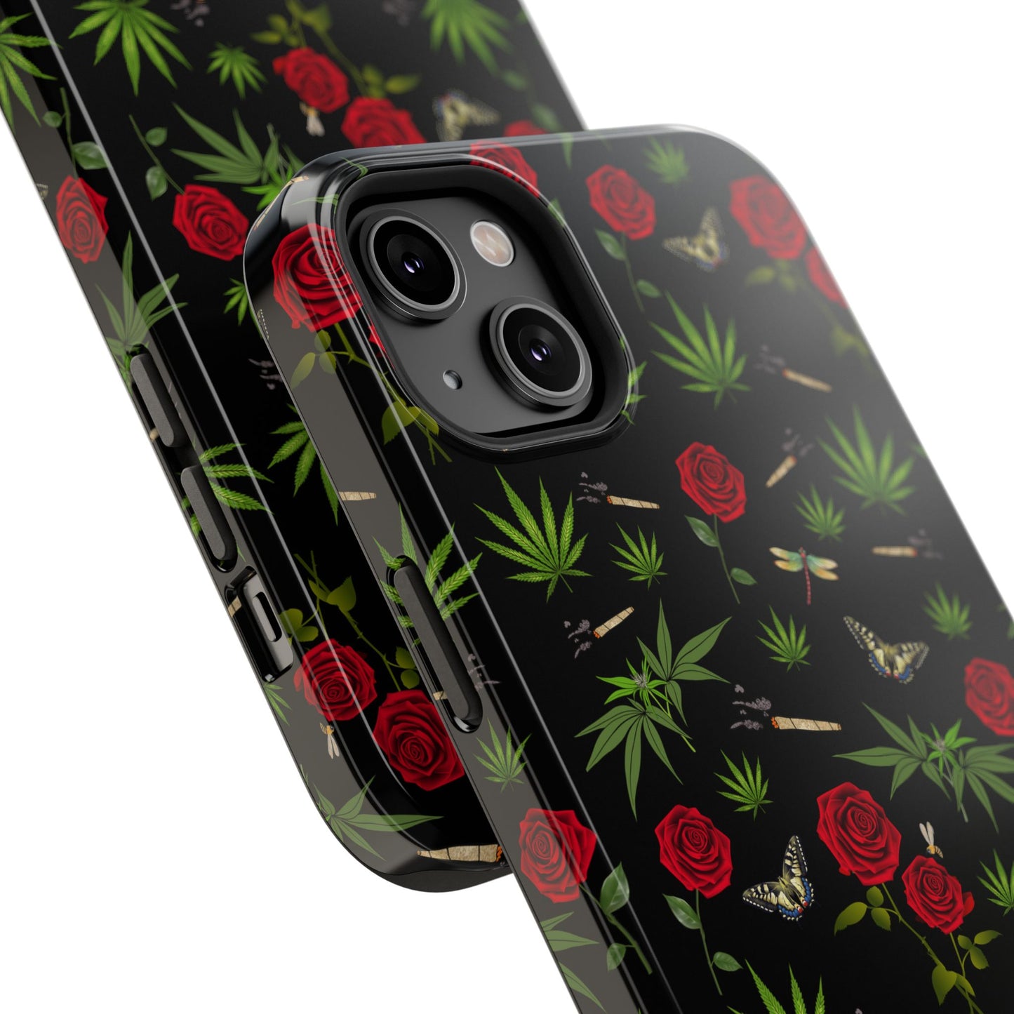 Phone Cases - Blunts & Roses Smokers Delight Impact-Resistant Cases