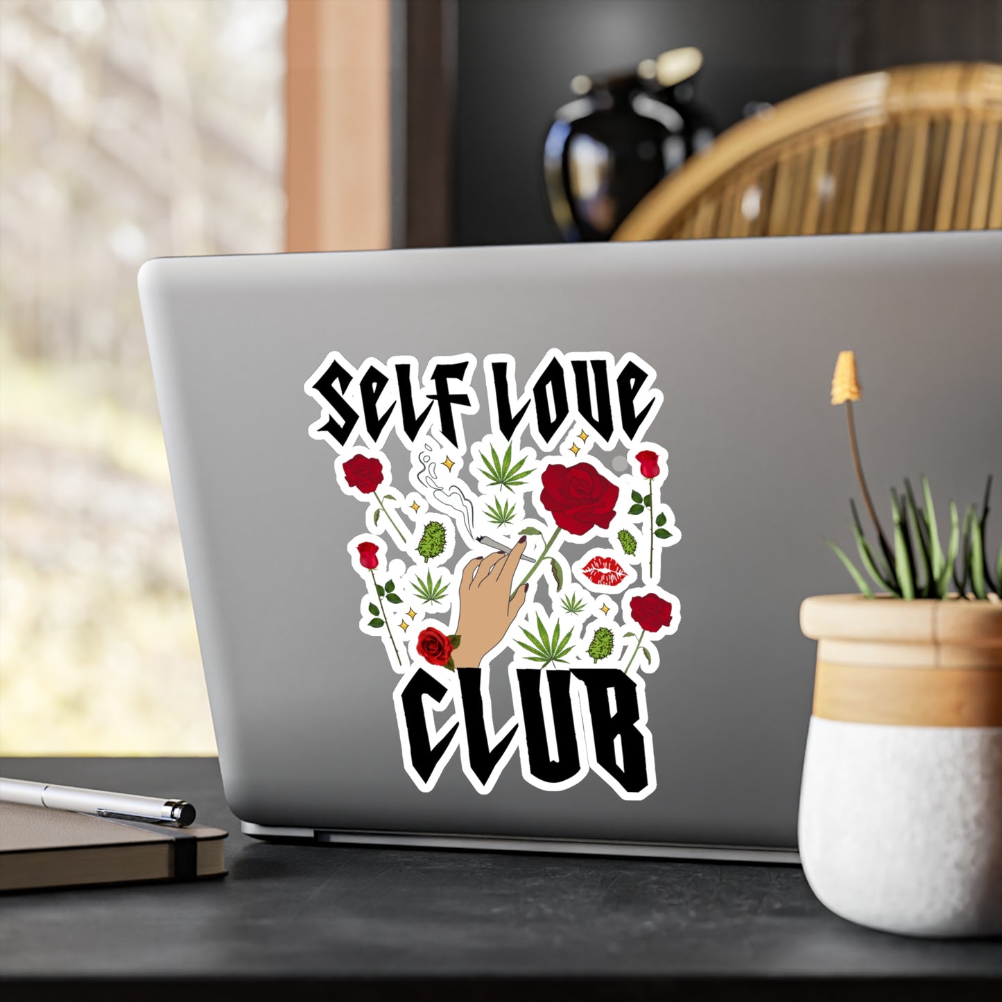 Self Love Club Sticker Vinyl Die-Cut Sticker