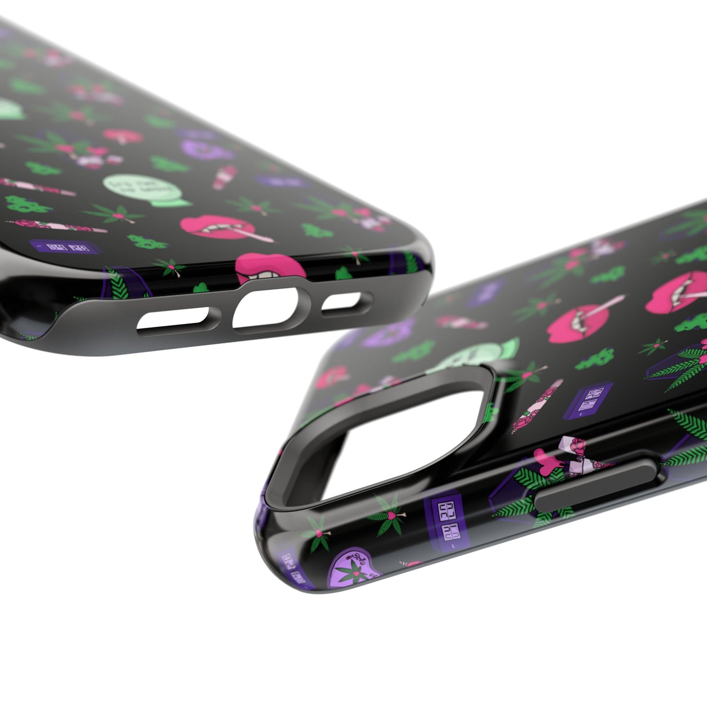 Spooky Stoner Babe Impact-Resistant Phone Case