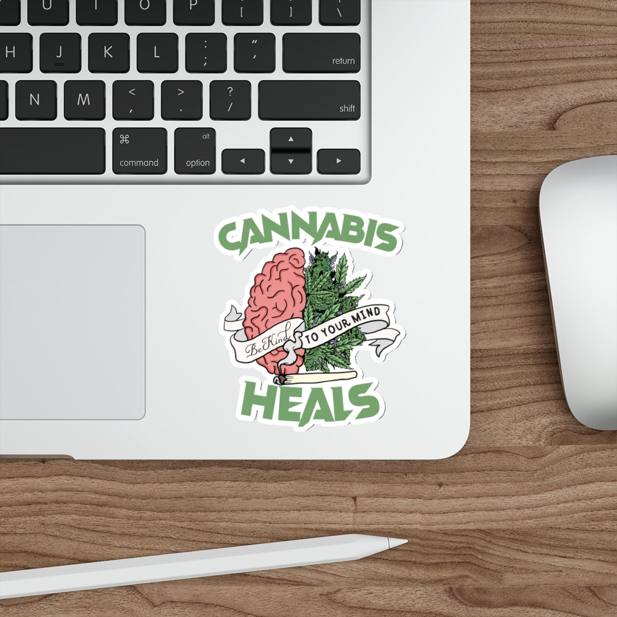 Cannabis Heals of Die-Cut Stickers