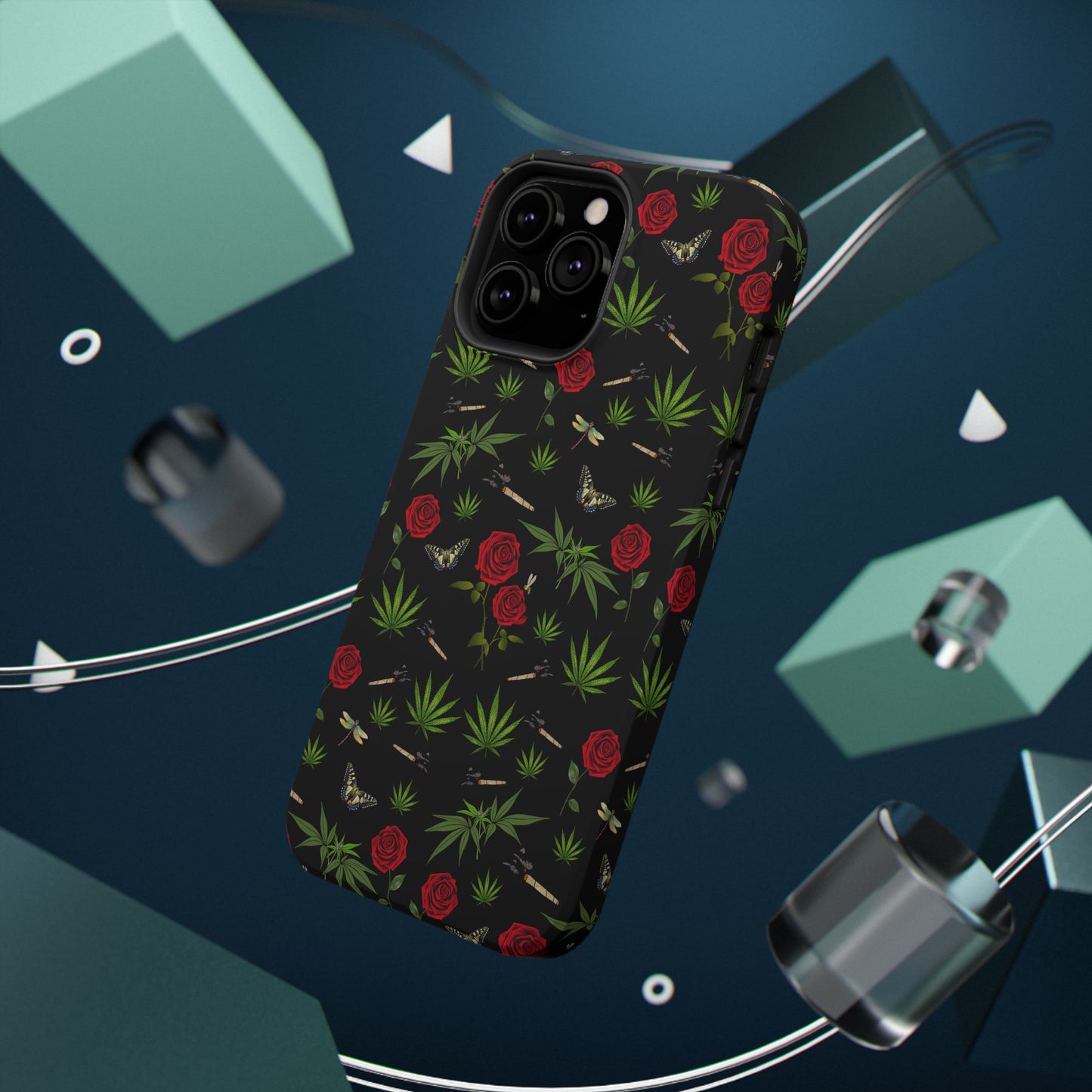 Phone Cases - Blunts & Roses Smokers Delight Impact-Resistant Cases