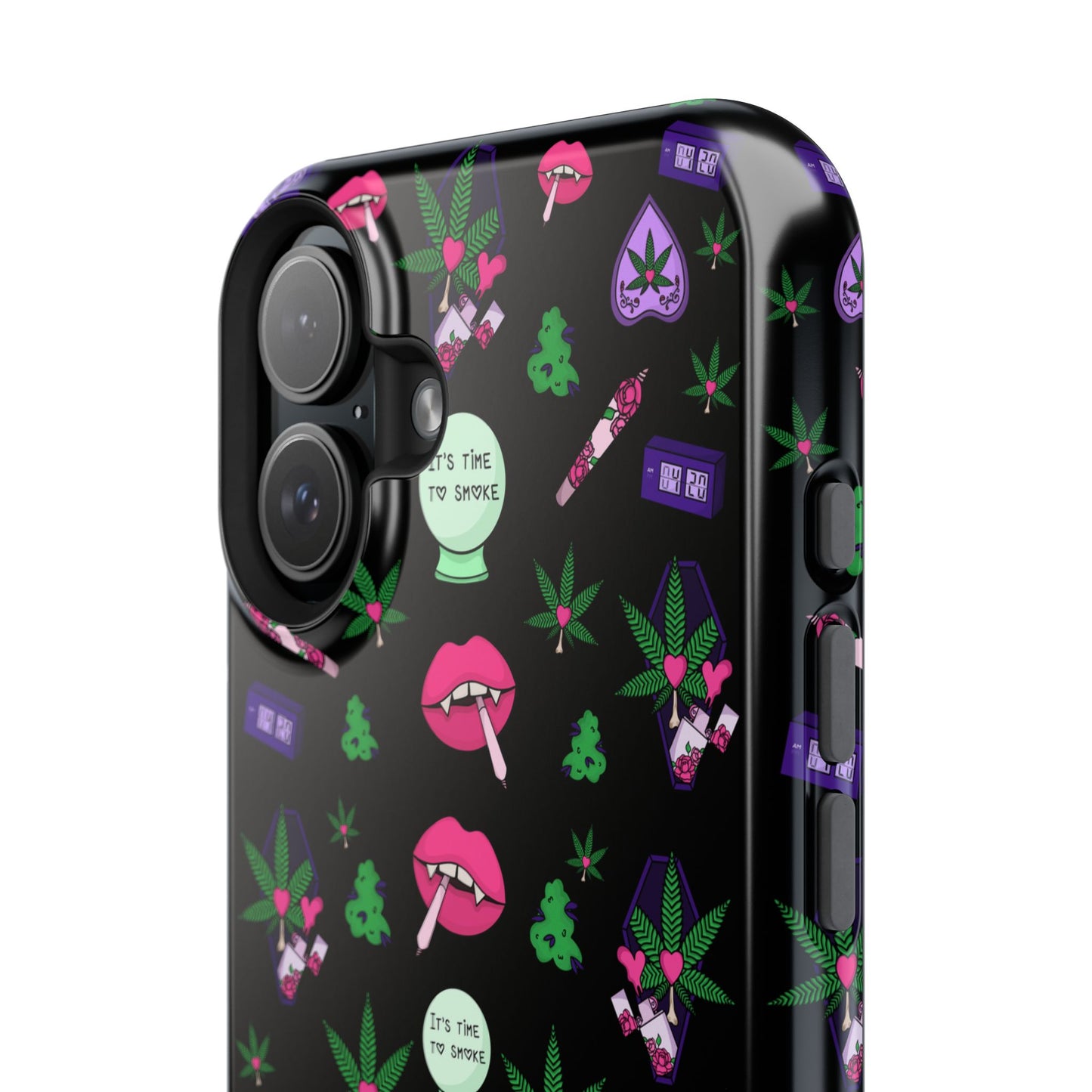 Spooky Stoner Babe Impact-Resistant Phone Case