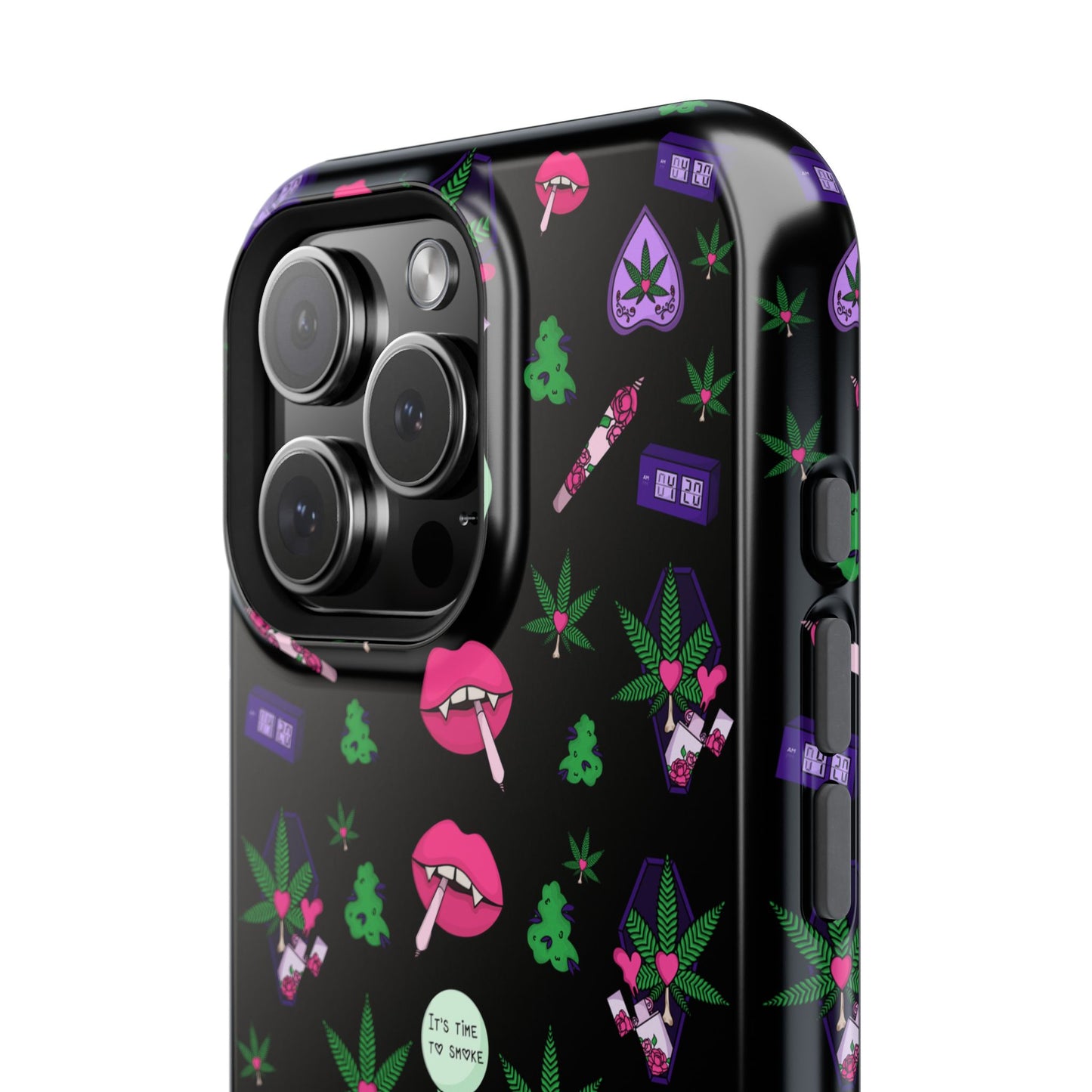 Spooky Stoner Babe Impact-Resistant Phone Case