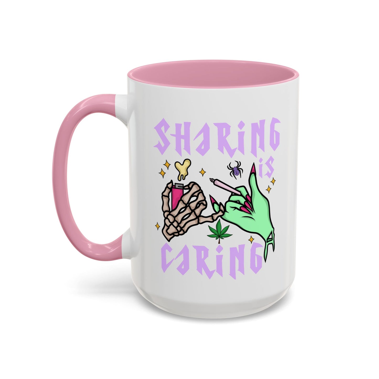 Sharing Is Caring Colorful Mugs (11oz, 15oz)