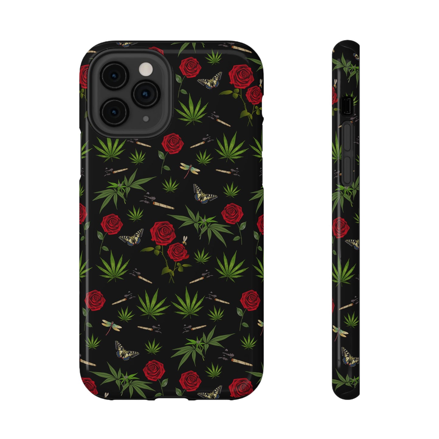 Phone Cases - Blunts & Roses Smokers Delight Impact-Resistant Cases