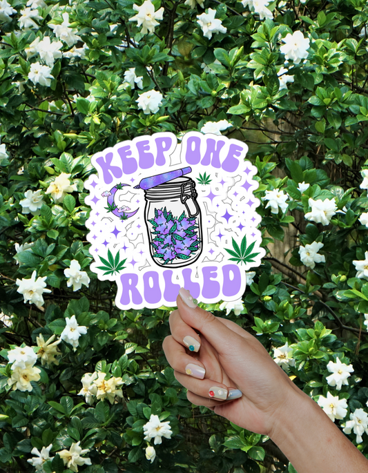 Keep One Rolled Sticker