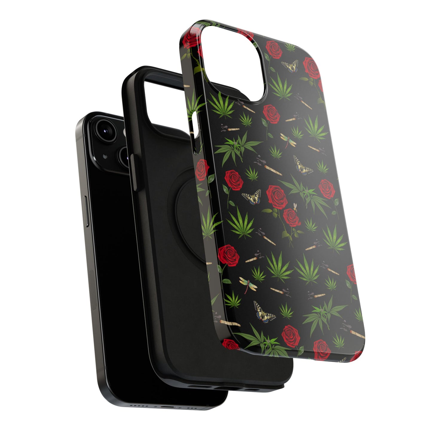 Phone Cases - Blunts & Roses Smokers Delight Impact-Resistant Cases