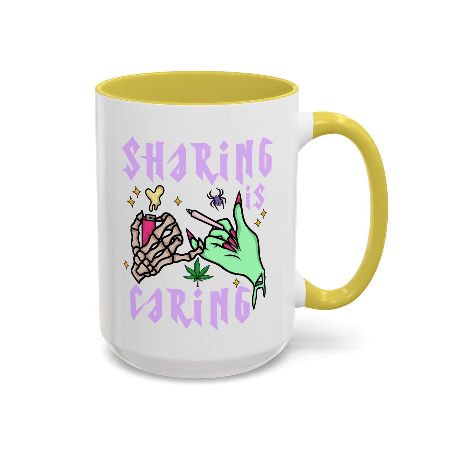 Sharing Is Caring Colorful Mugs (11oz, 15oz)