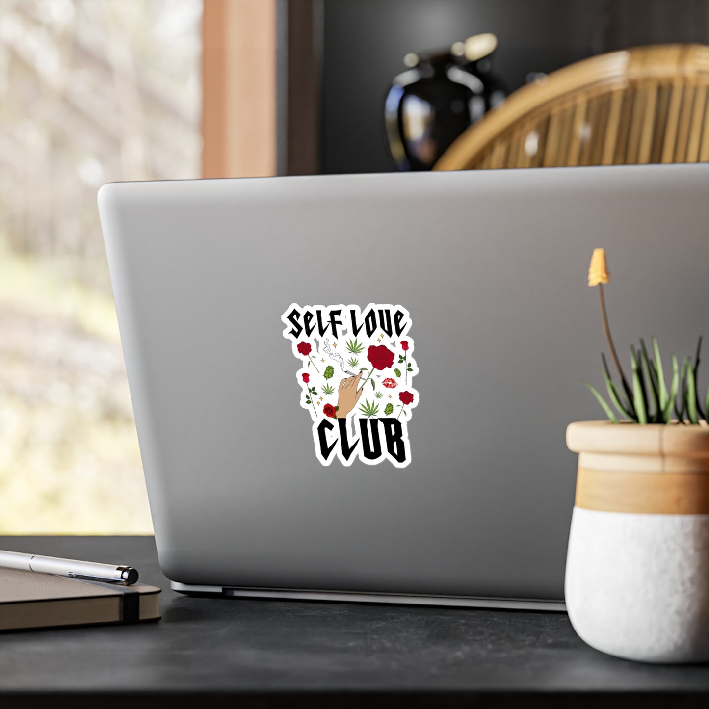 Self Love Club Sticker Vinyl Die-Cut Sticker