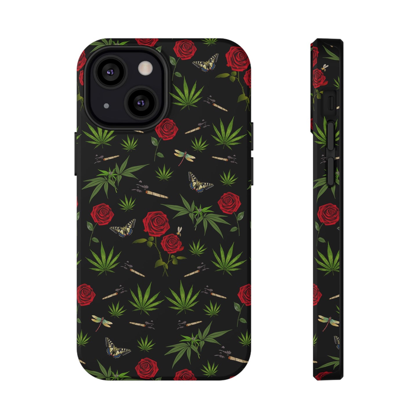 Phone Cases - Blunts & Roses Smokers Delight Impact-Resistant Cases