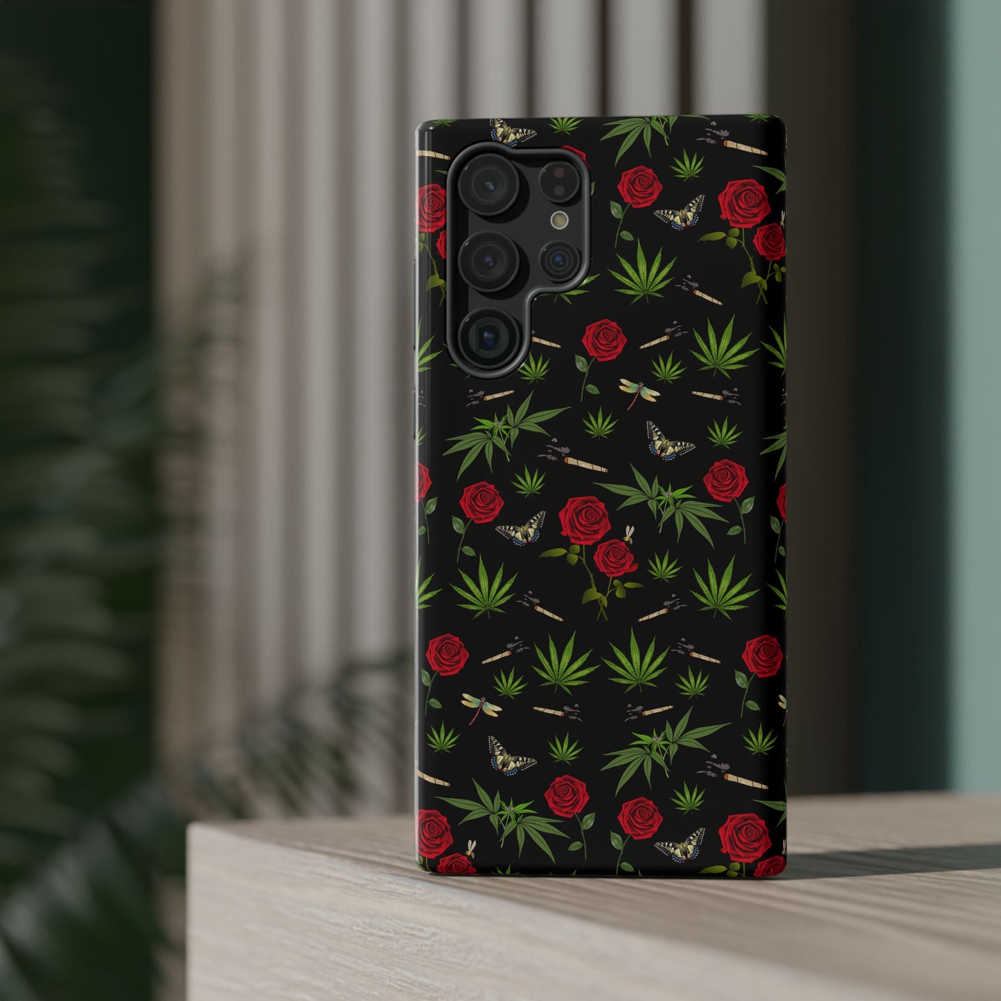 Phone Cases - Blunts & Roses Smokers Delight Impact-Resistant Cases