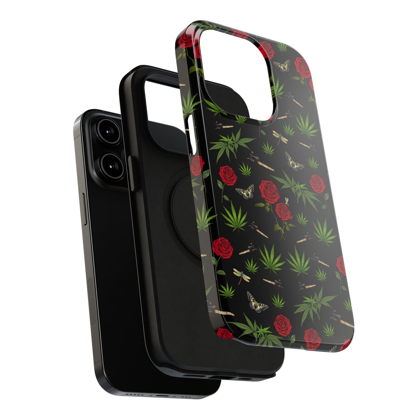 Phone Cases - Blunts & Roses Smokers Delight Impact-Resistant Cases