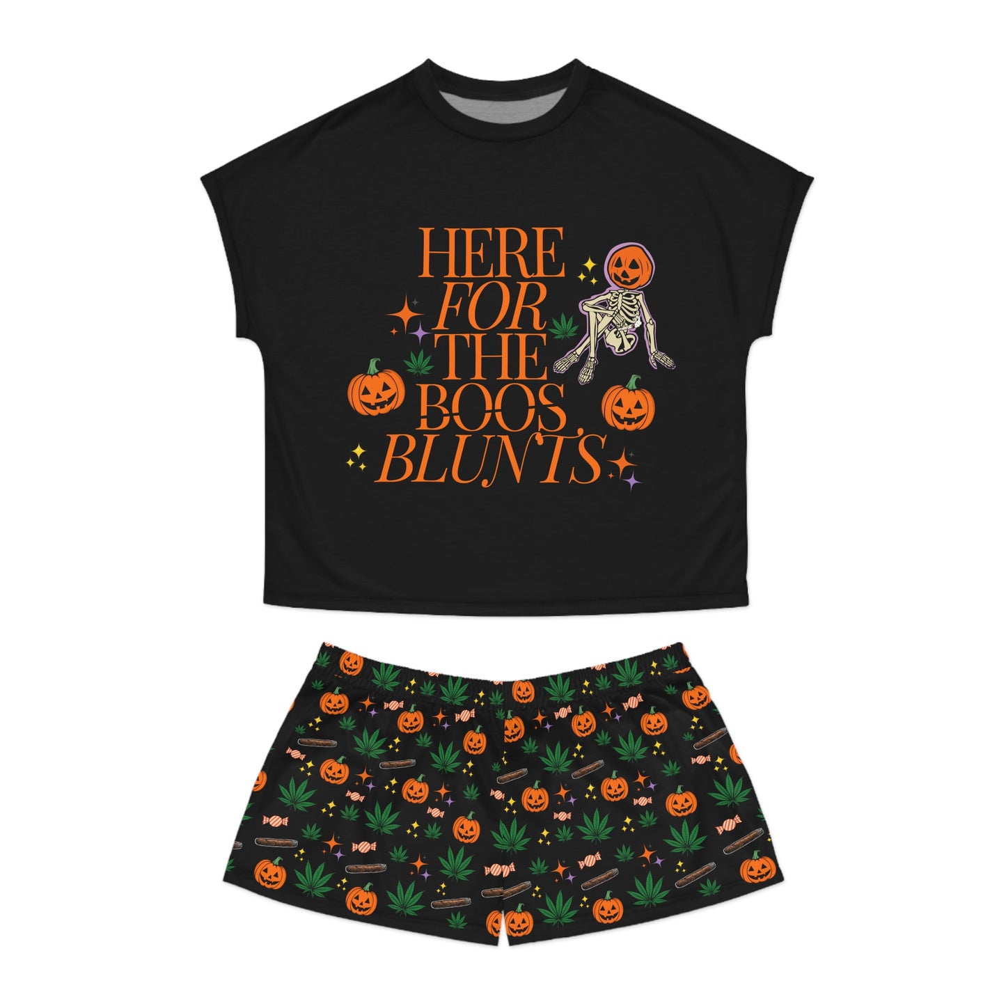 Here For The Blunts Women's Pajama Set