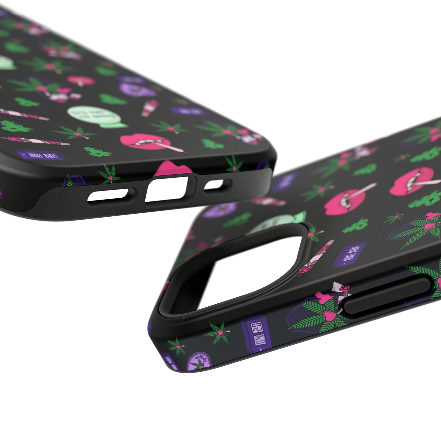 Spooky Stoner Babe Impact-Resistant Phone Case