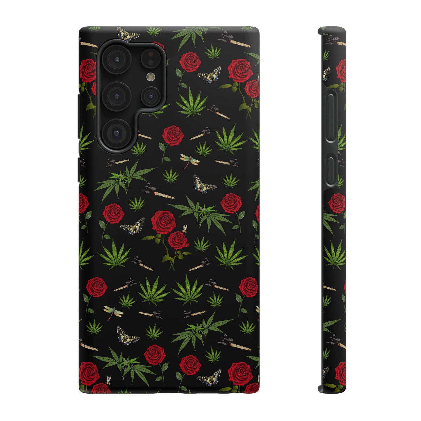 Phone Cases - Blunts & Roses Smokers Delight Impact-Resistant Cases