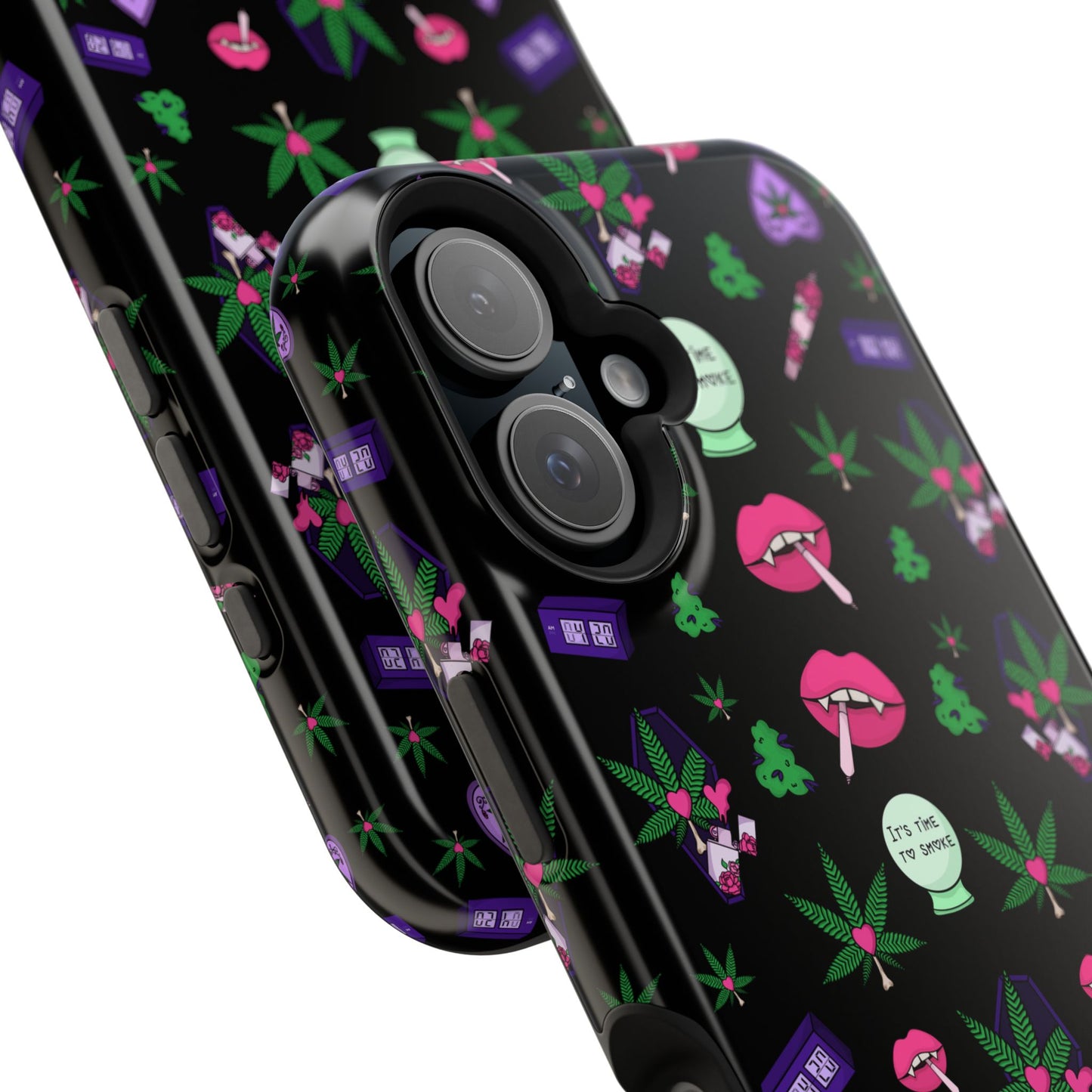 Spooky Stoner Babe Impact-Resistant Phone Case
