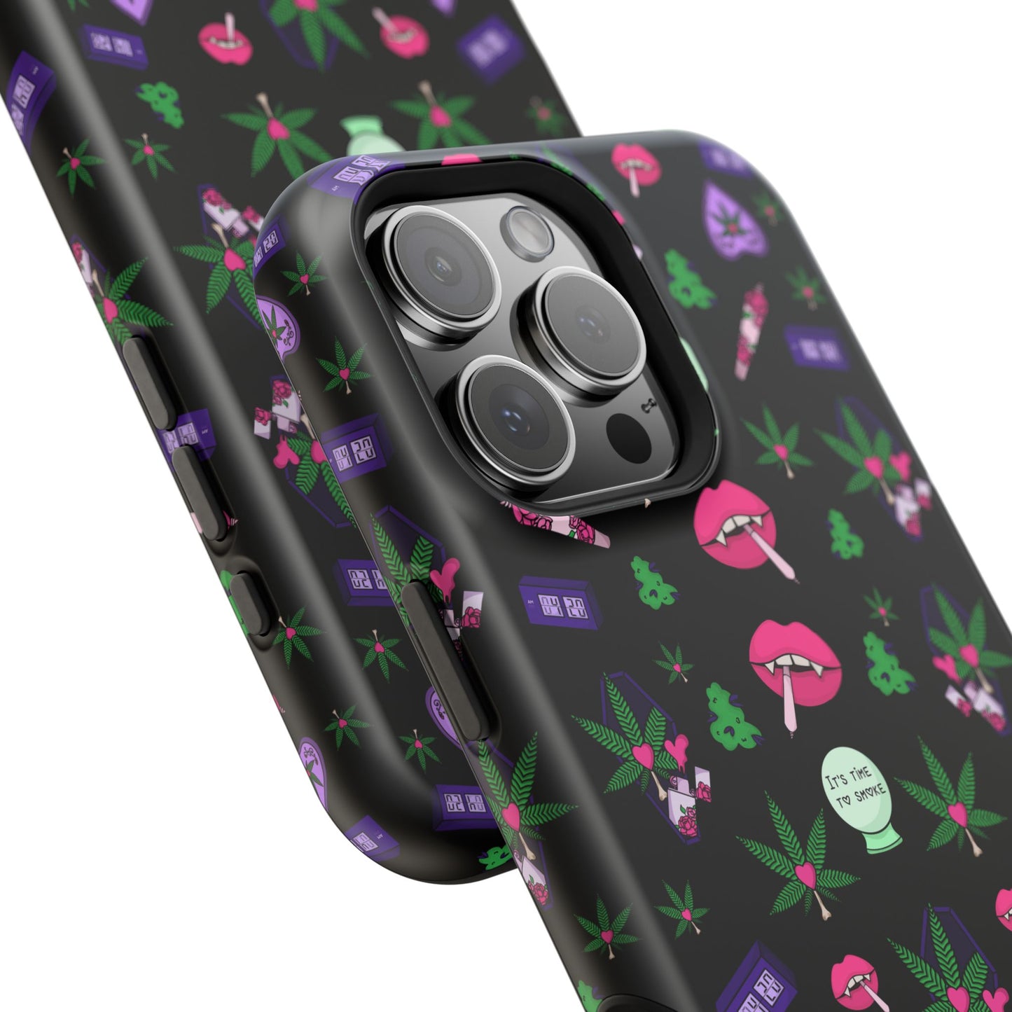 Spooky Stoner Babe Impact-Resistant Phone Case