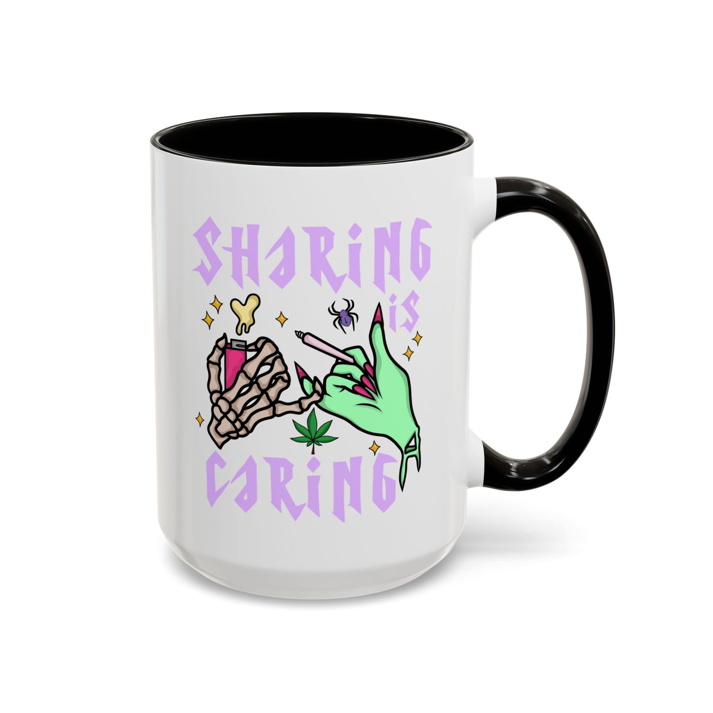 Sharing Is Caring Colorful Mugs (11oz, 15oz)