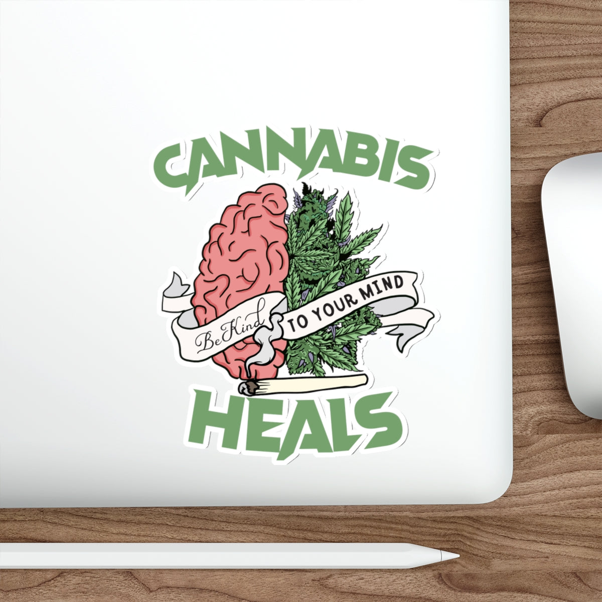 Cannabis Heals of Die-Cut Stickers