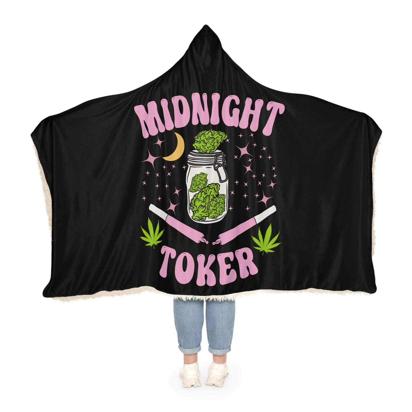 Midnight Toker Hooded Blanket