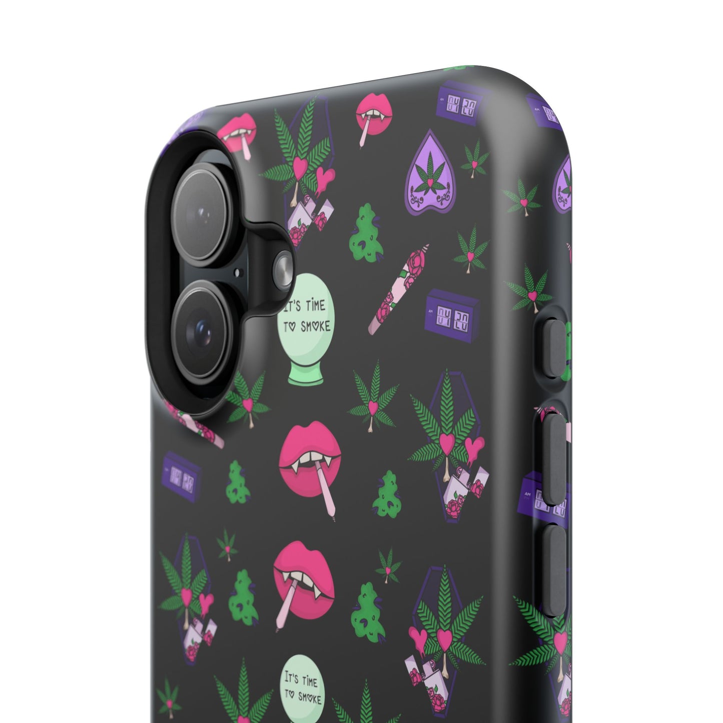 Spooky Stoner Babe Impact-Resistant Phone Case