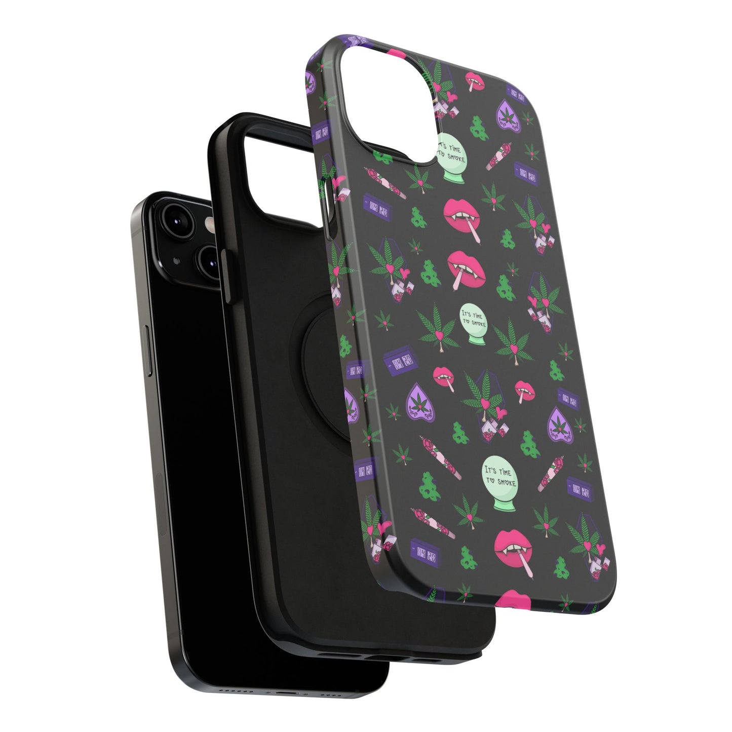 Spooky Stoner Babe Impact-Resistant Phone Case