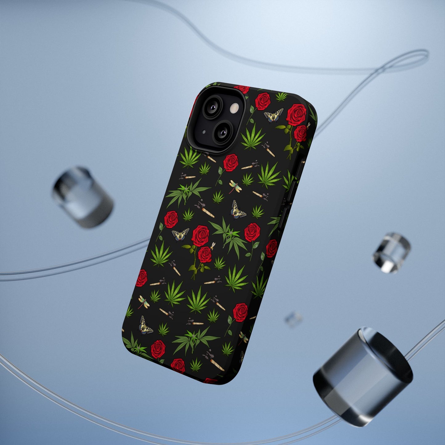 Phone Cases - Blunts & Roses Smokers Delight Impact-Resistant Cases