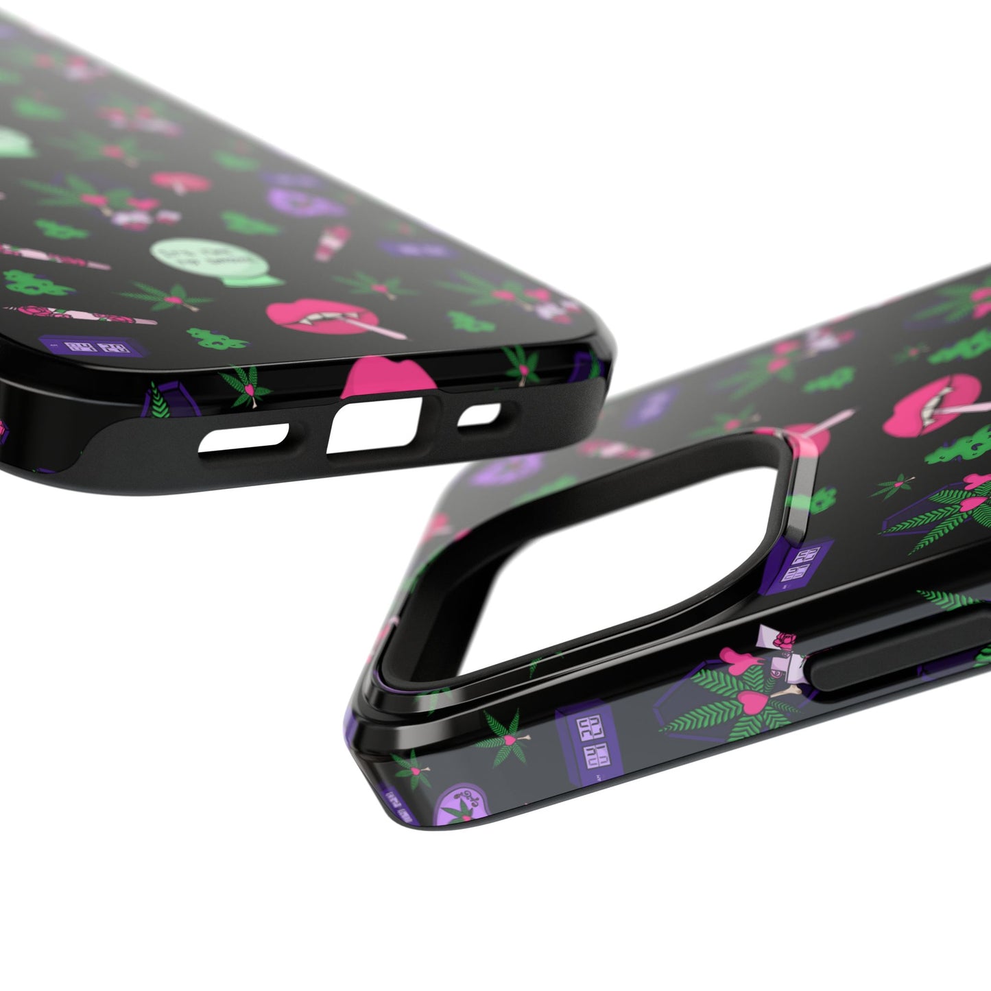 Spooky Stoner Babe Impact-Resistant Phone Case