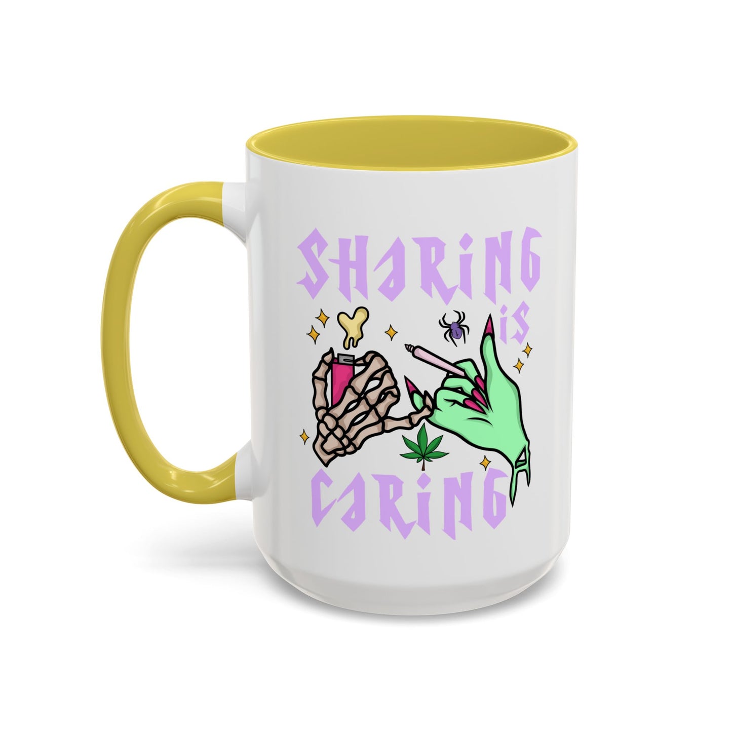 Sharing Is Caring Colorful Mugs (11oz, 15oz)