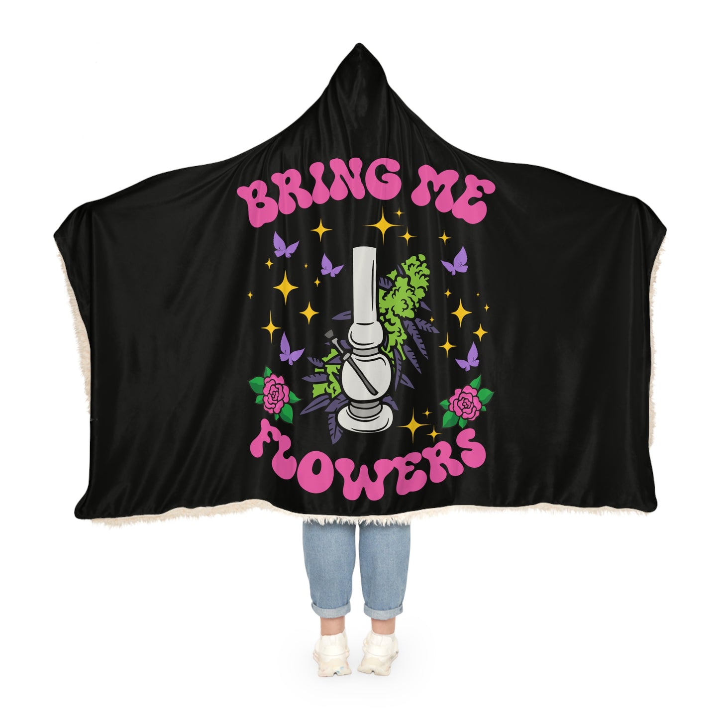 Bring Me Flowers Hooded Snuggle Blanket