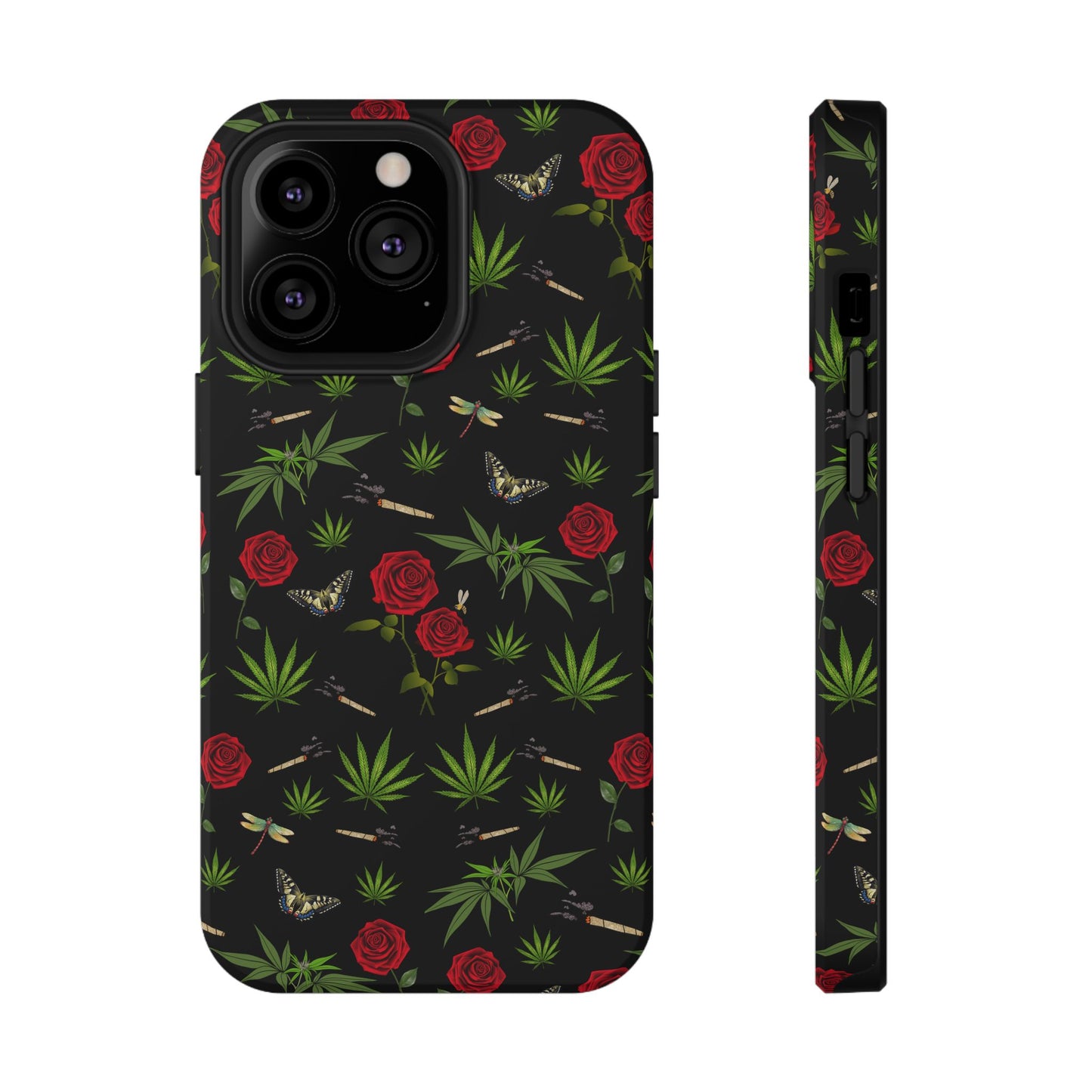 Phone Cases - Blunts & Roses Smokers Delight Impact-Resistant Cases