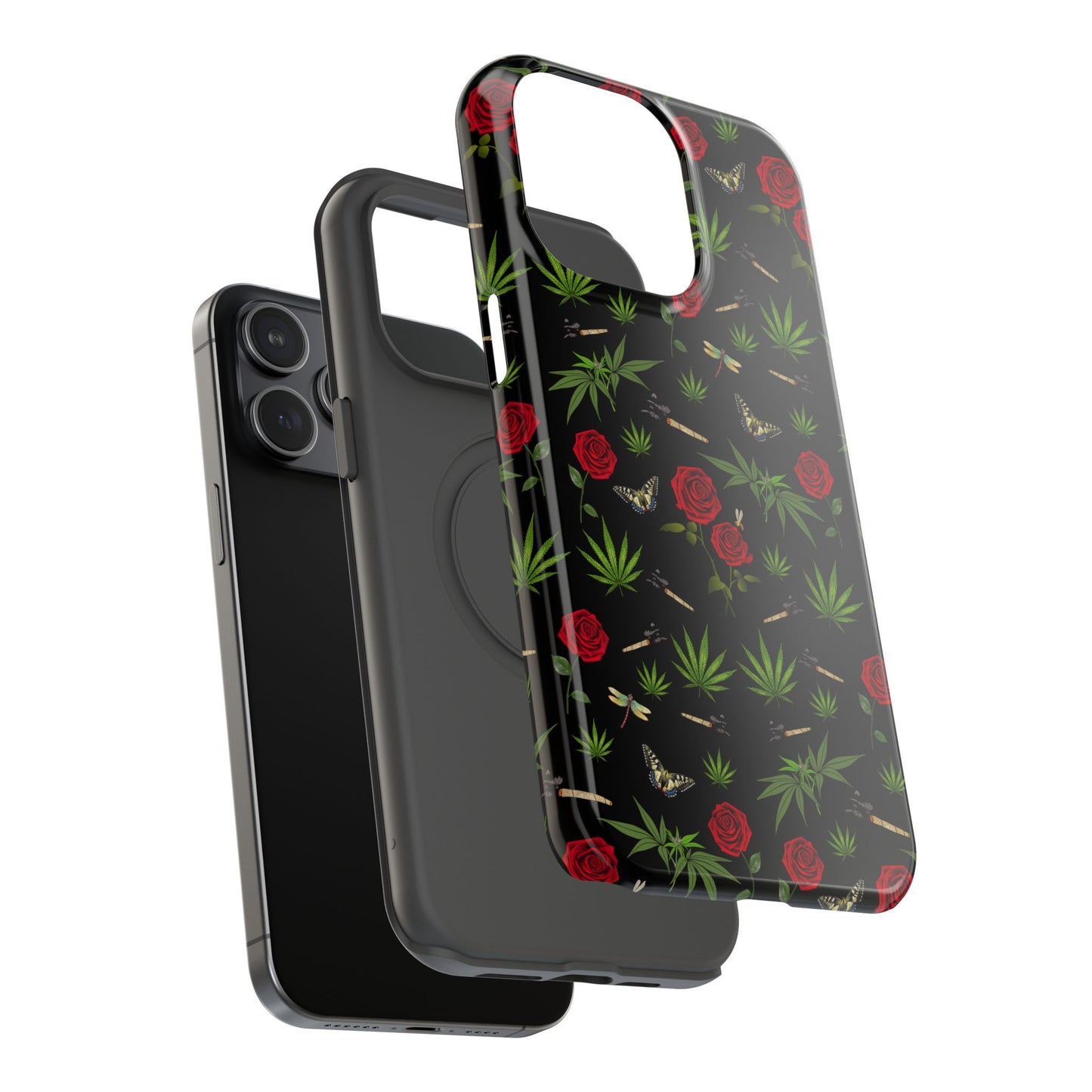 Phone Cases - Blunts & Roses Smokers Delight Impact-Resistant Cases