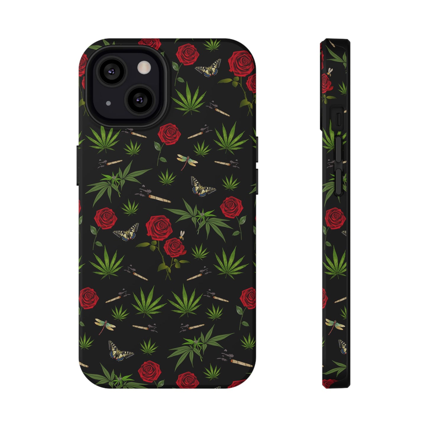 Phone Cases - Blunts & Roses Smokers Delight Impact-Resistant Cases