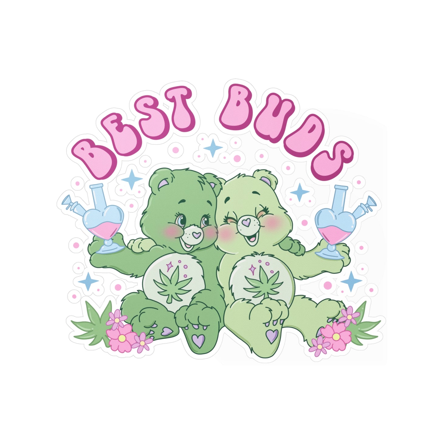 Best Buds Vinyl Die-Cut Stickers