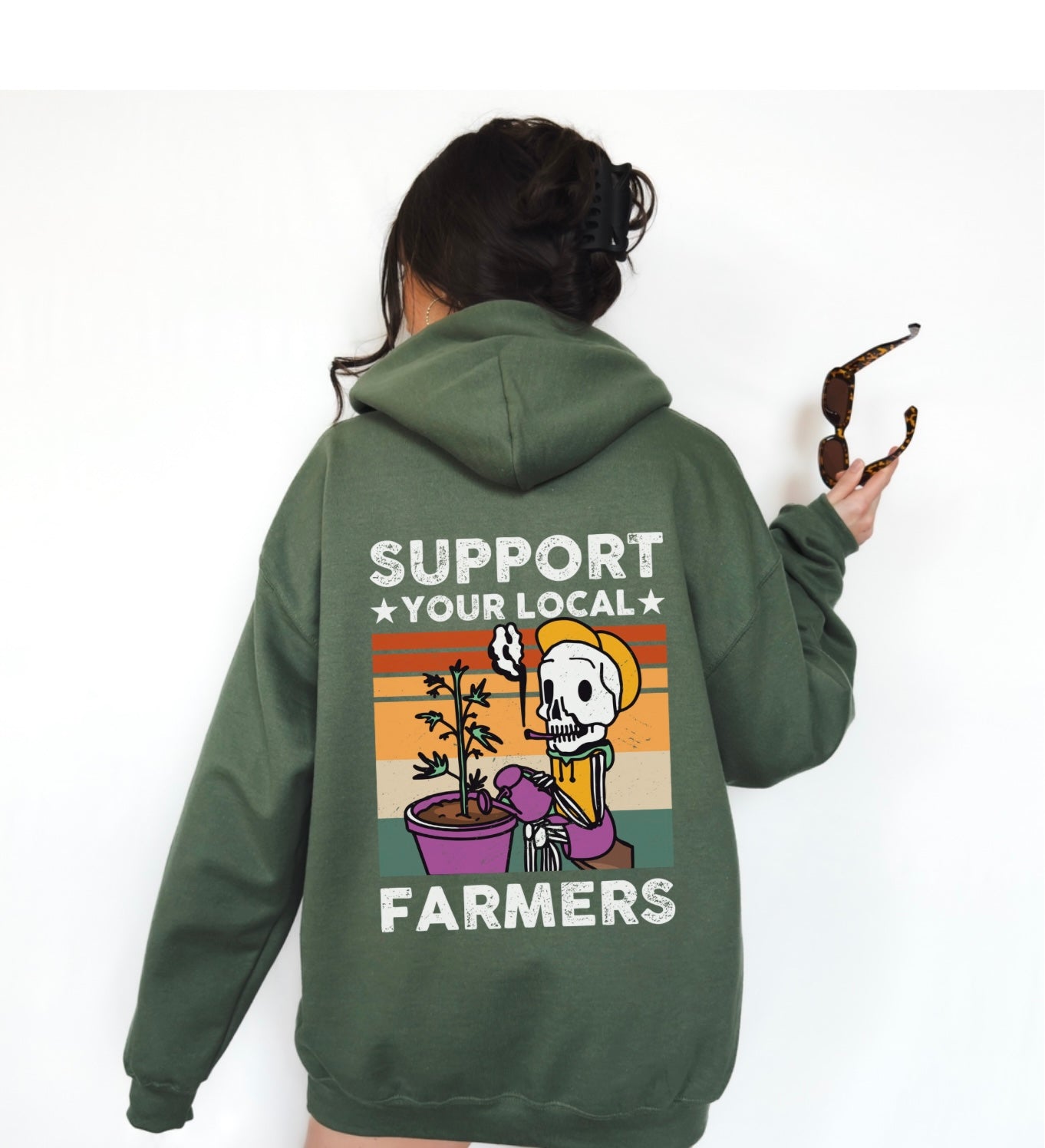 Support Your Local Farmers Hoodie