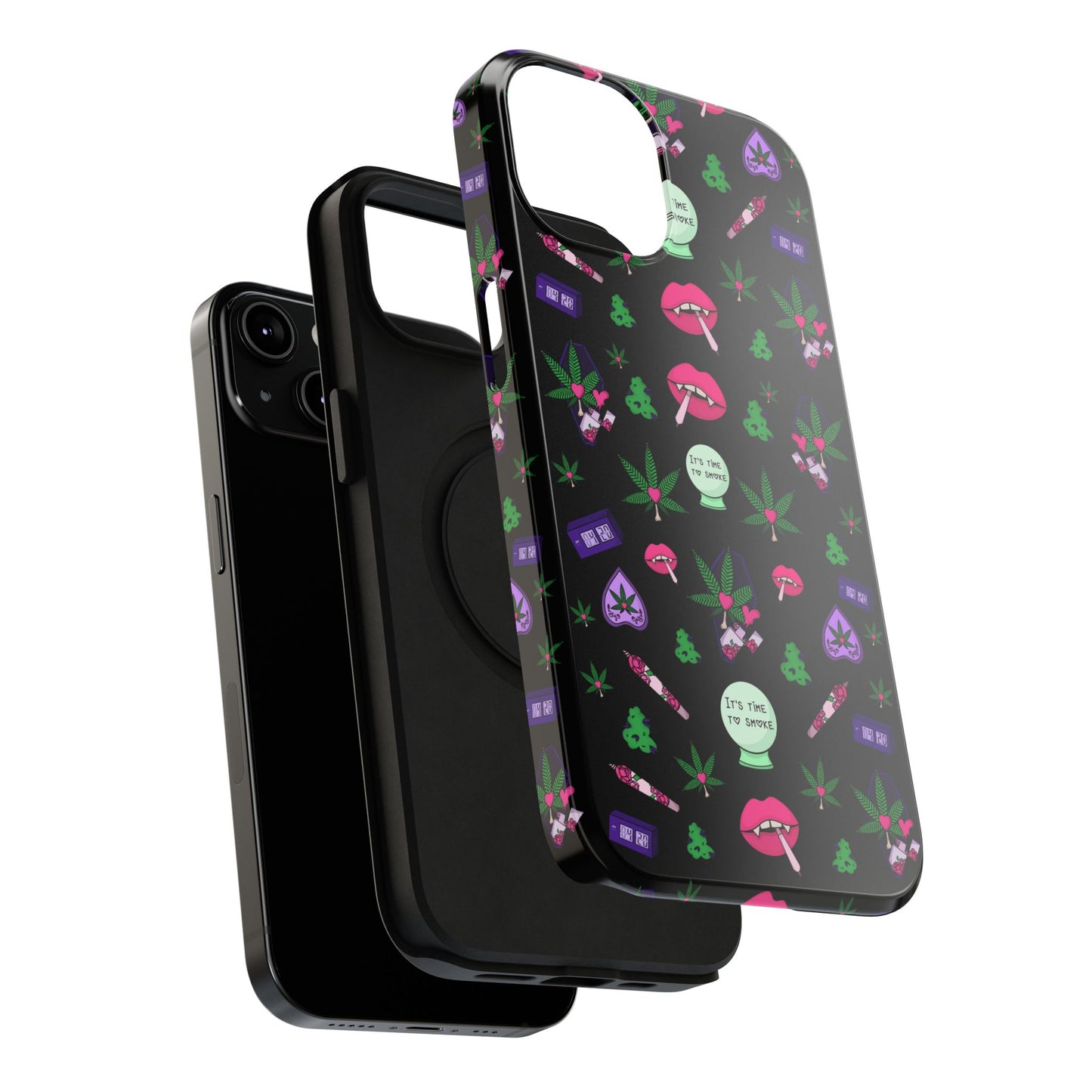 Spooky Stoner Babe Impact-Resistant Phone Case