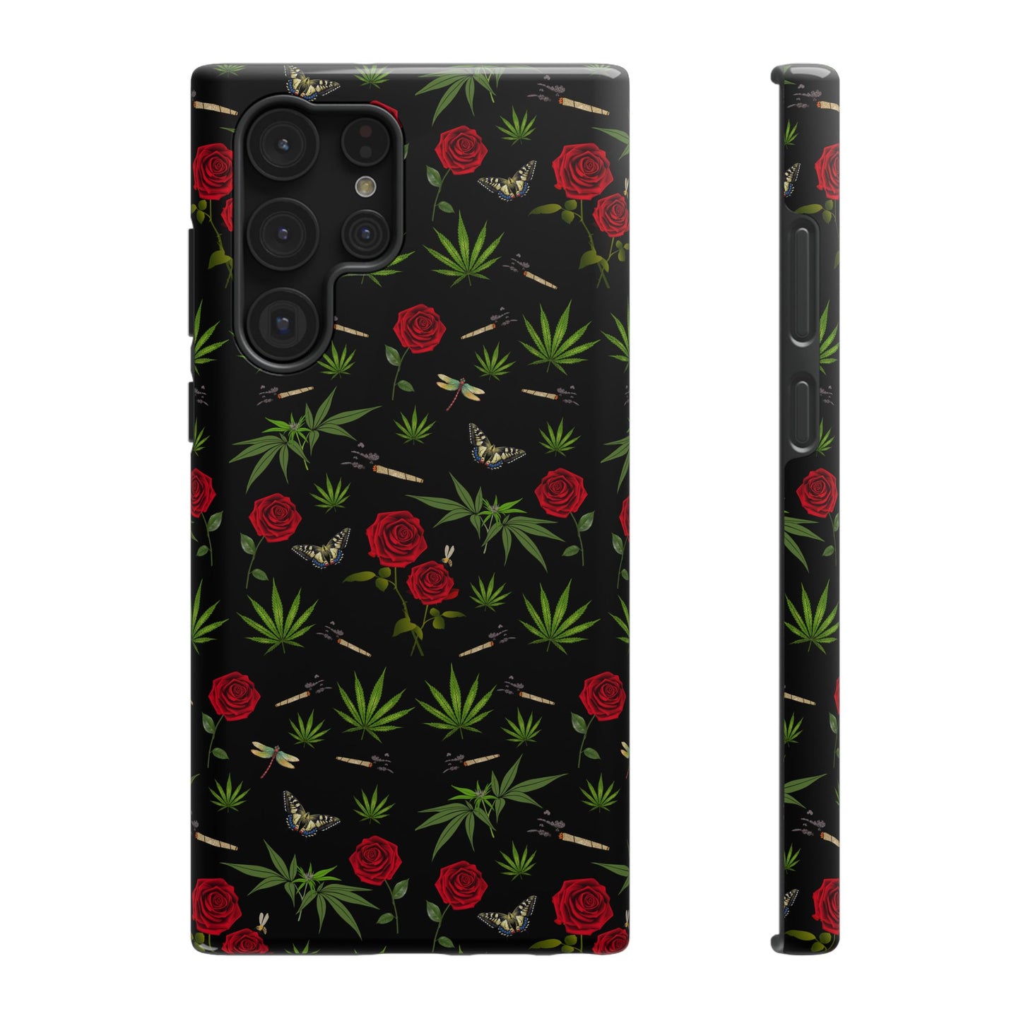 Phone Cases - Blunts & Roses Smokers Delight Impact-Resistant Cases