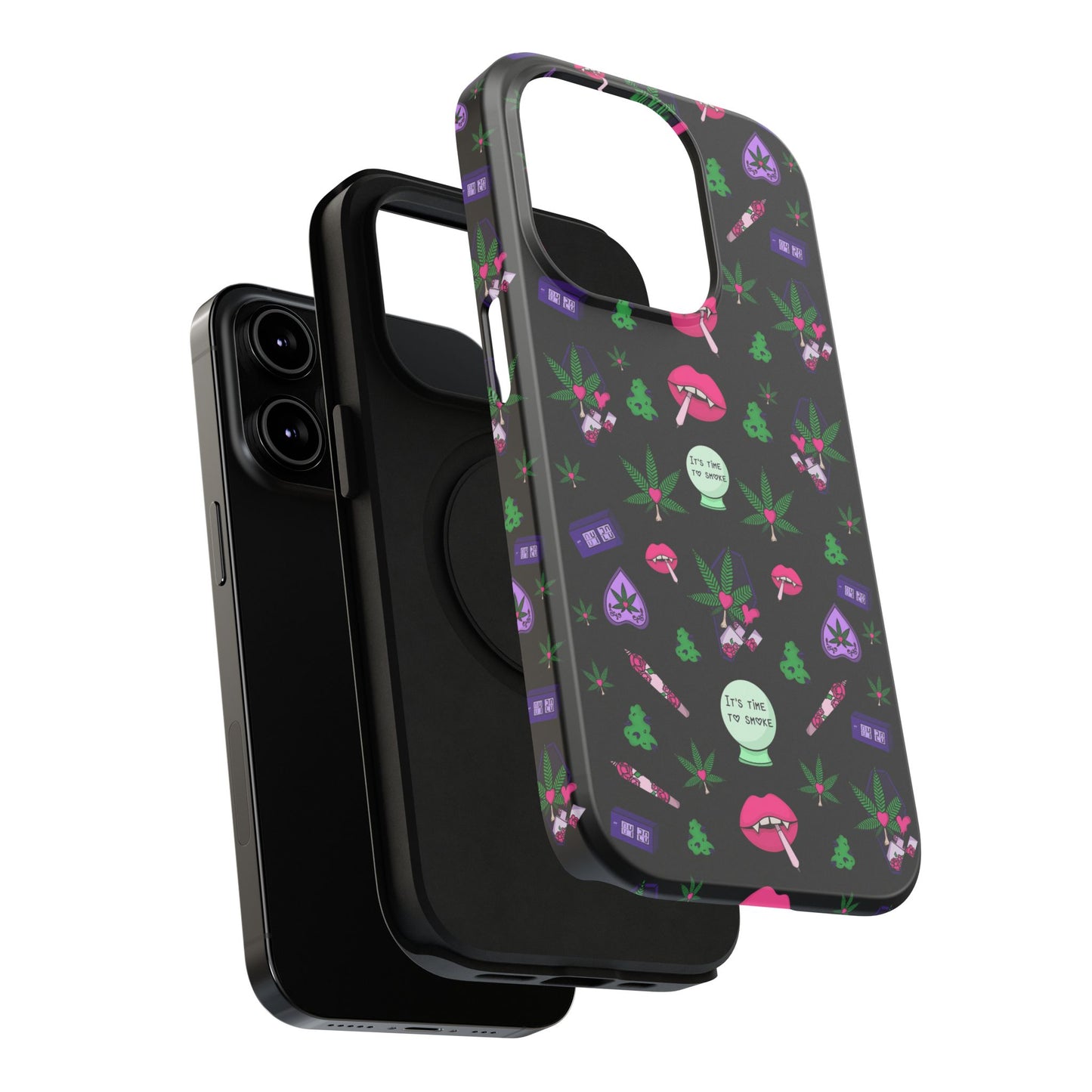 Spooky Stoner Babe Impact-Resistant Phone Case