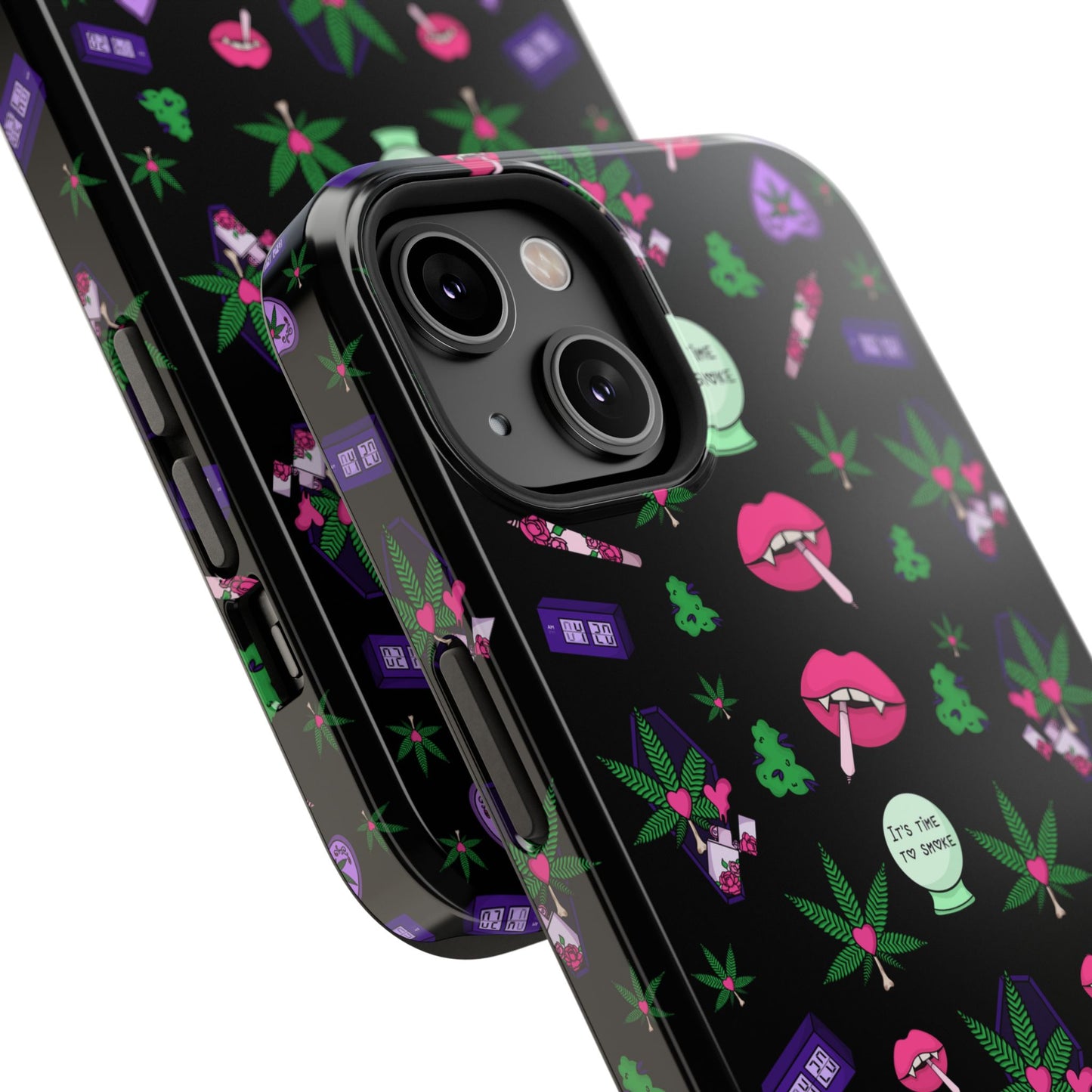 Spooky Stoner Babe Impact-Resistant Phone Case
