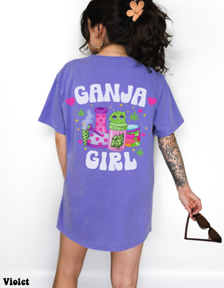 Ganja Girl Comfort Colors Tee