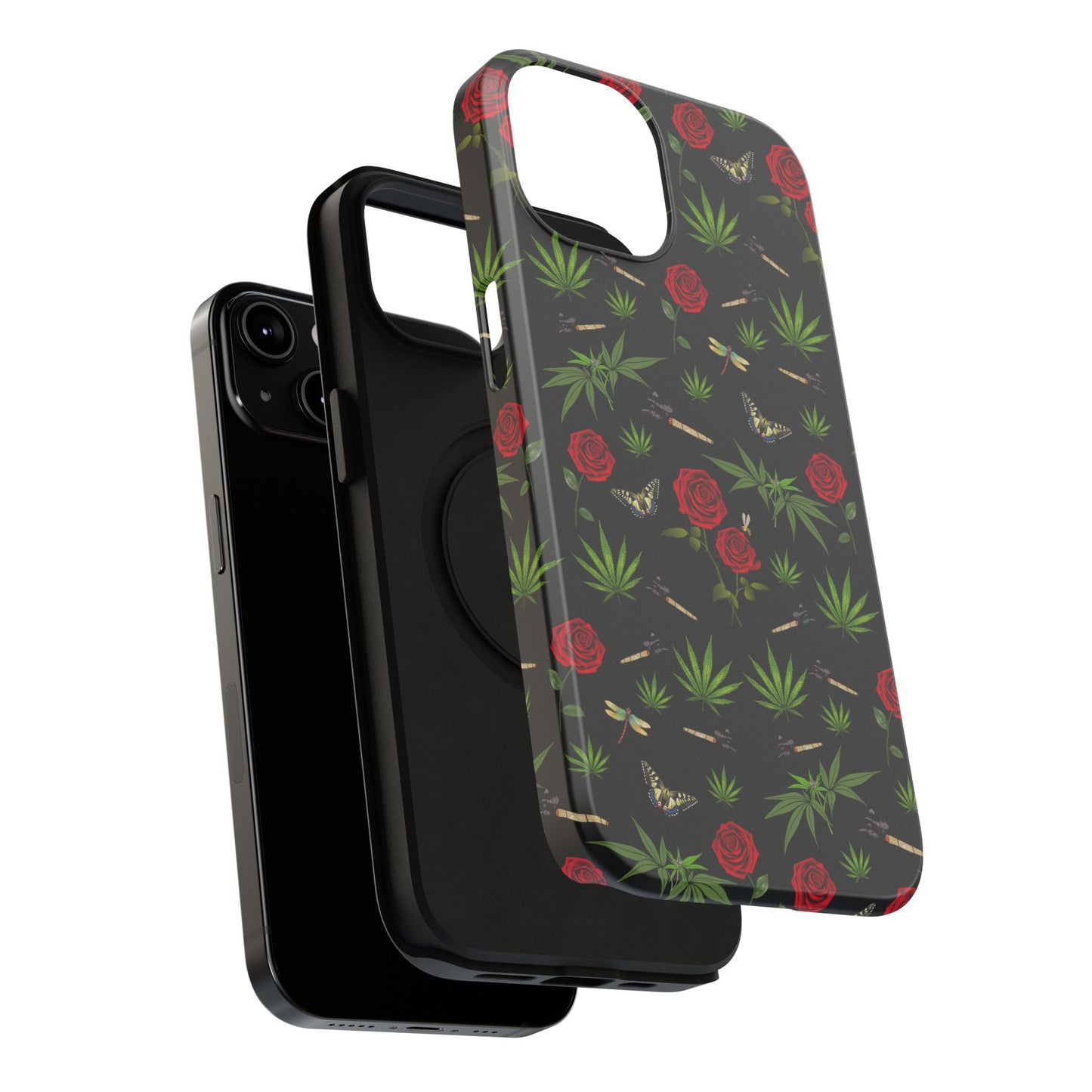 Phone Cases - Blunts & Roses Smokers Delight Impact-Resistant Cases