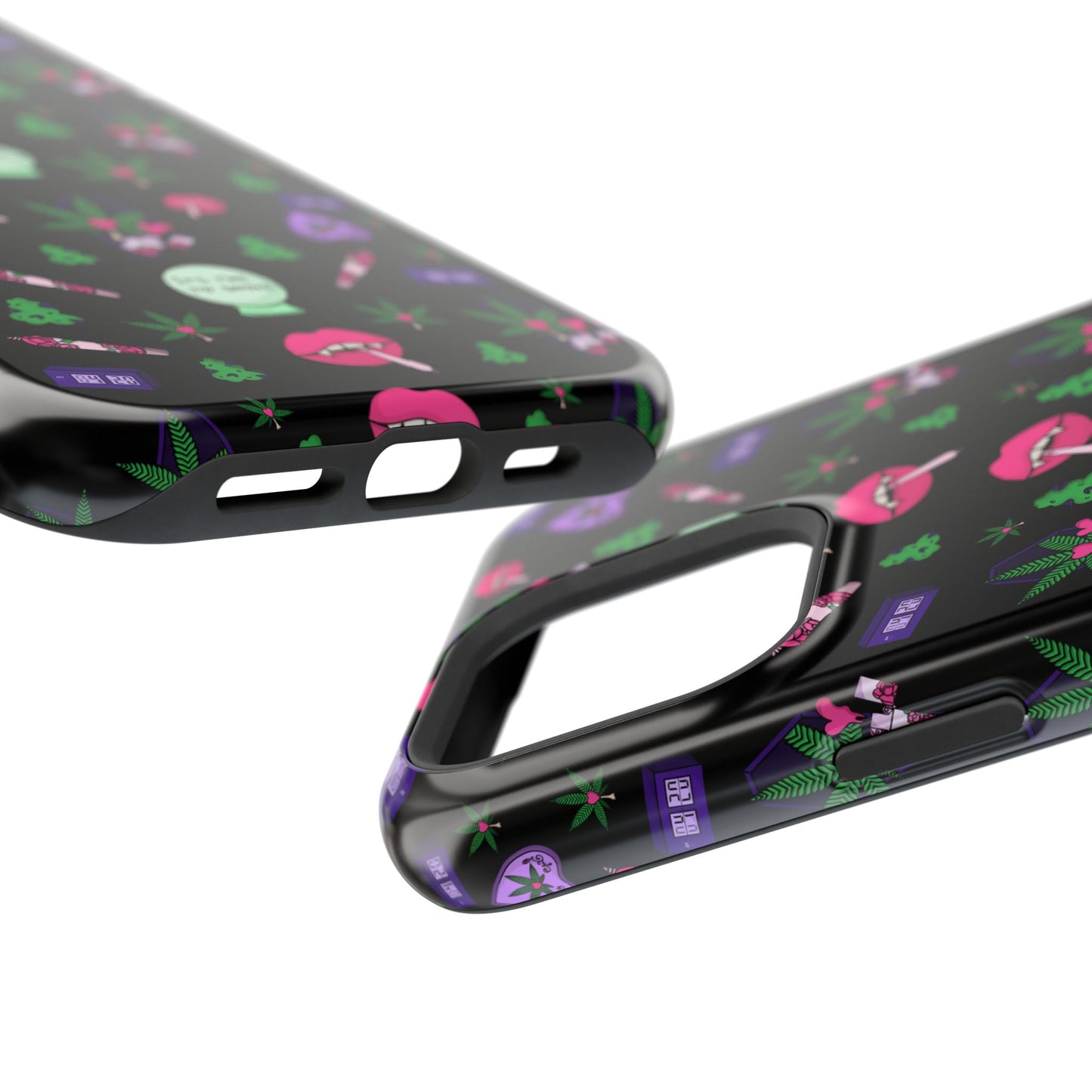 Spooky Stoner Babe Impact-Resistant Phone Case